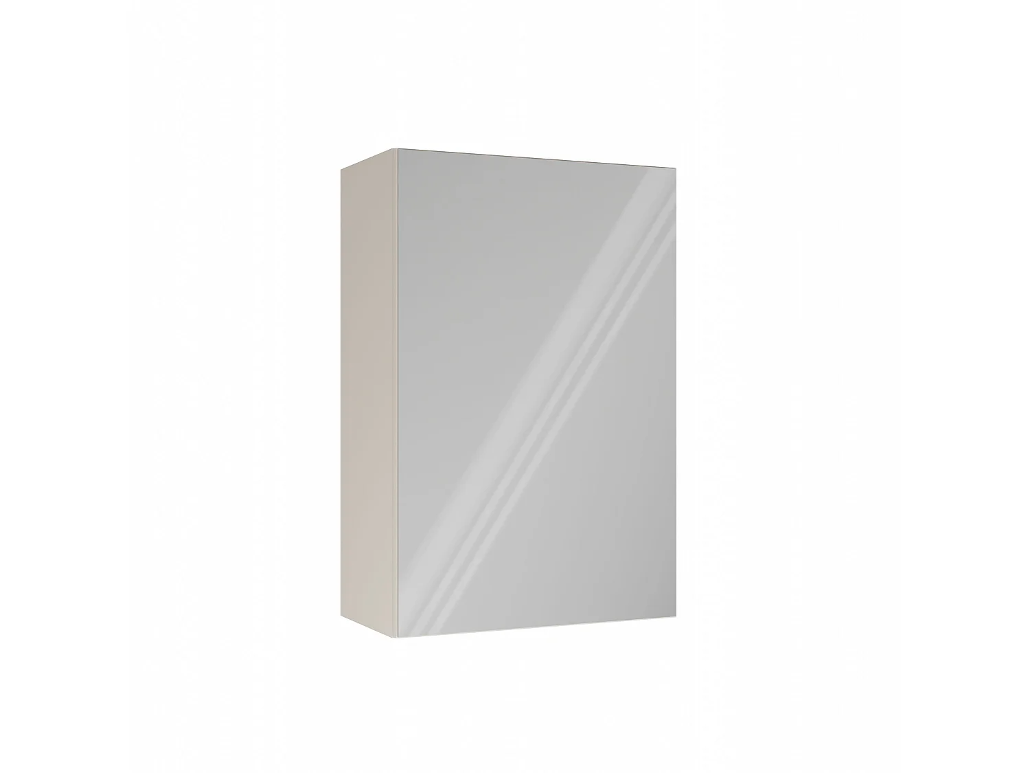 Specchio contenitore da bagno 40x60 cm con 3 ripiani beige SPT3