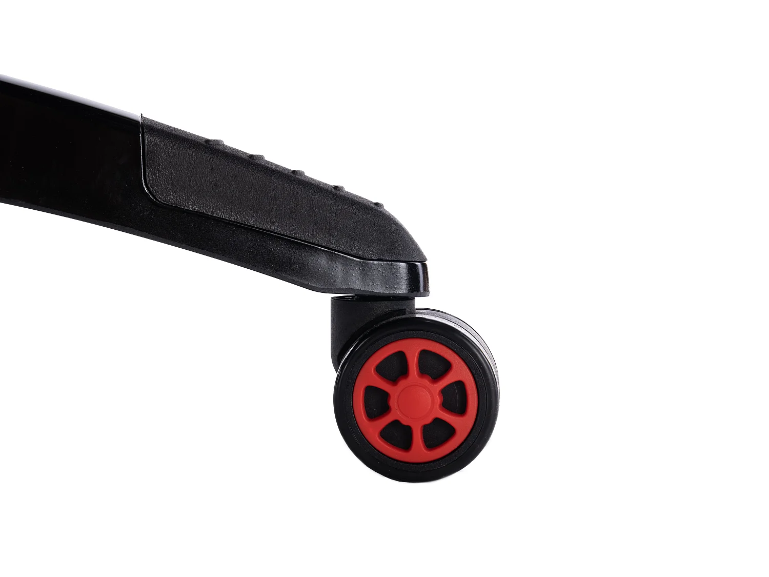 Sedia da ufficio e gaming ergonomica in ecopelle rosso/nera ST7