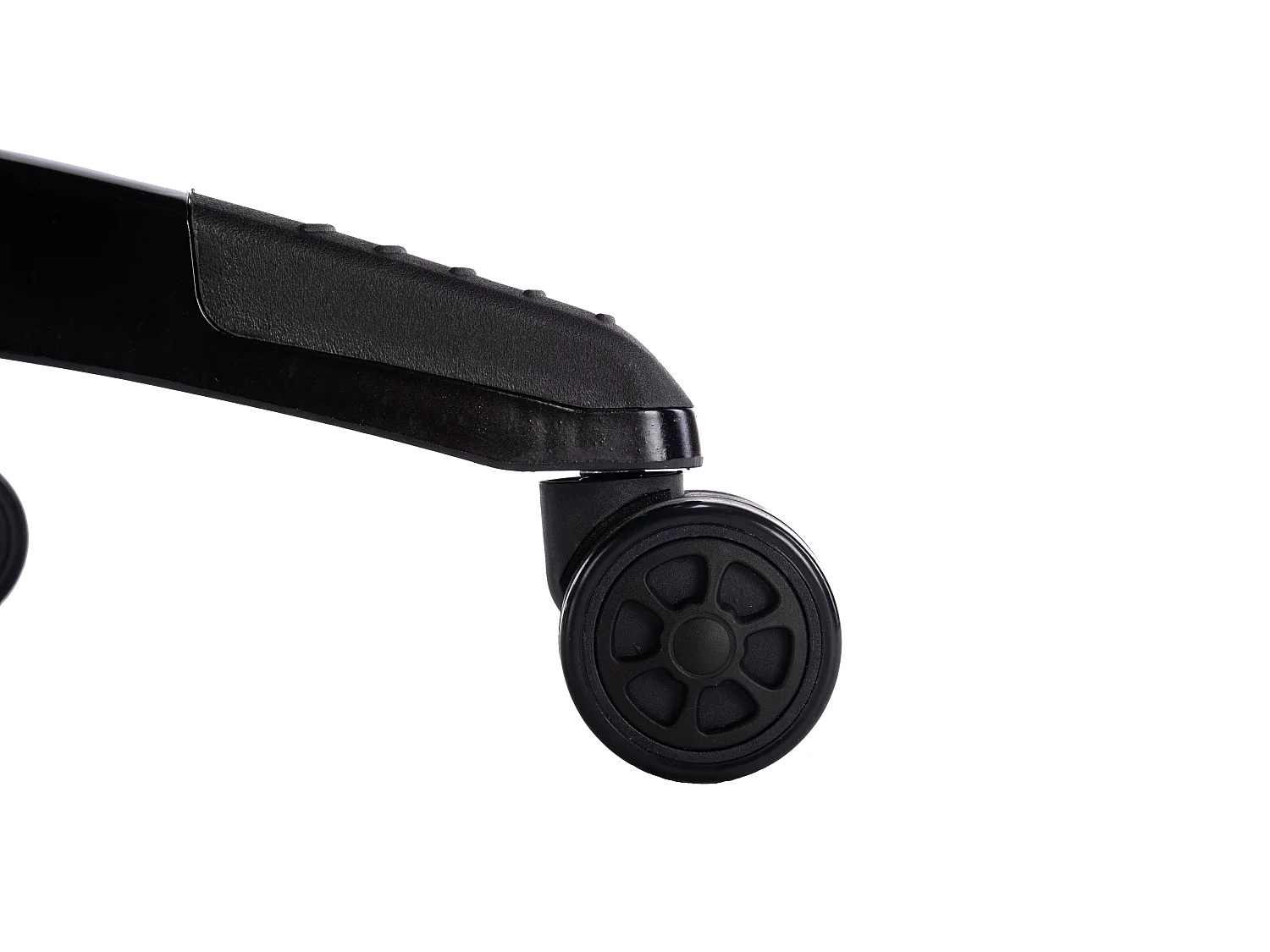 Sedia da ufficio e gaming ergonomica in ecopelle nera ST7