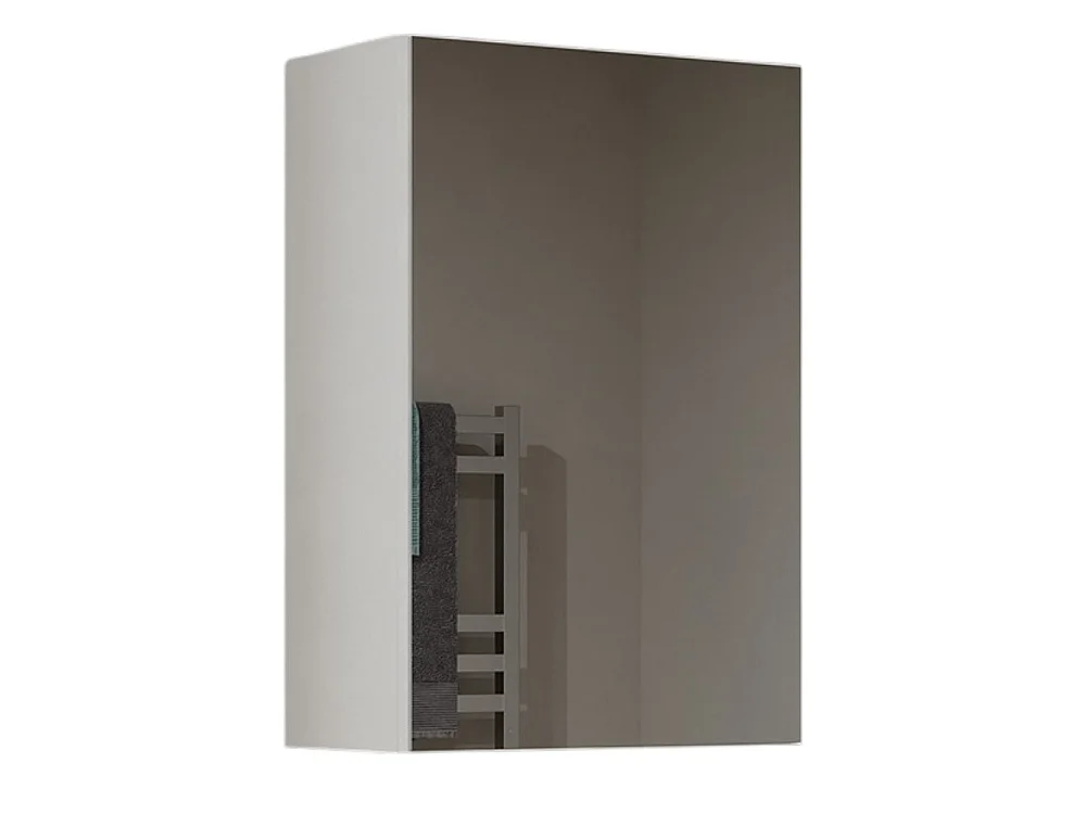 Specchio contenitore da bagno 40x60 cm con 3 ripiani bianco SPT3