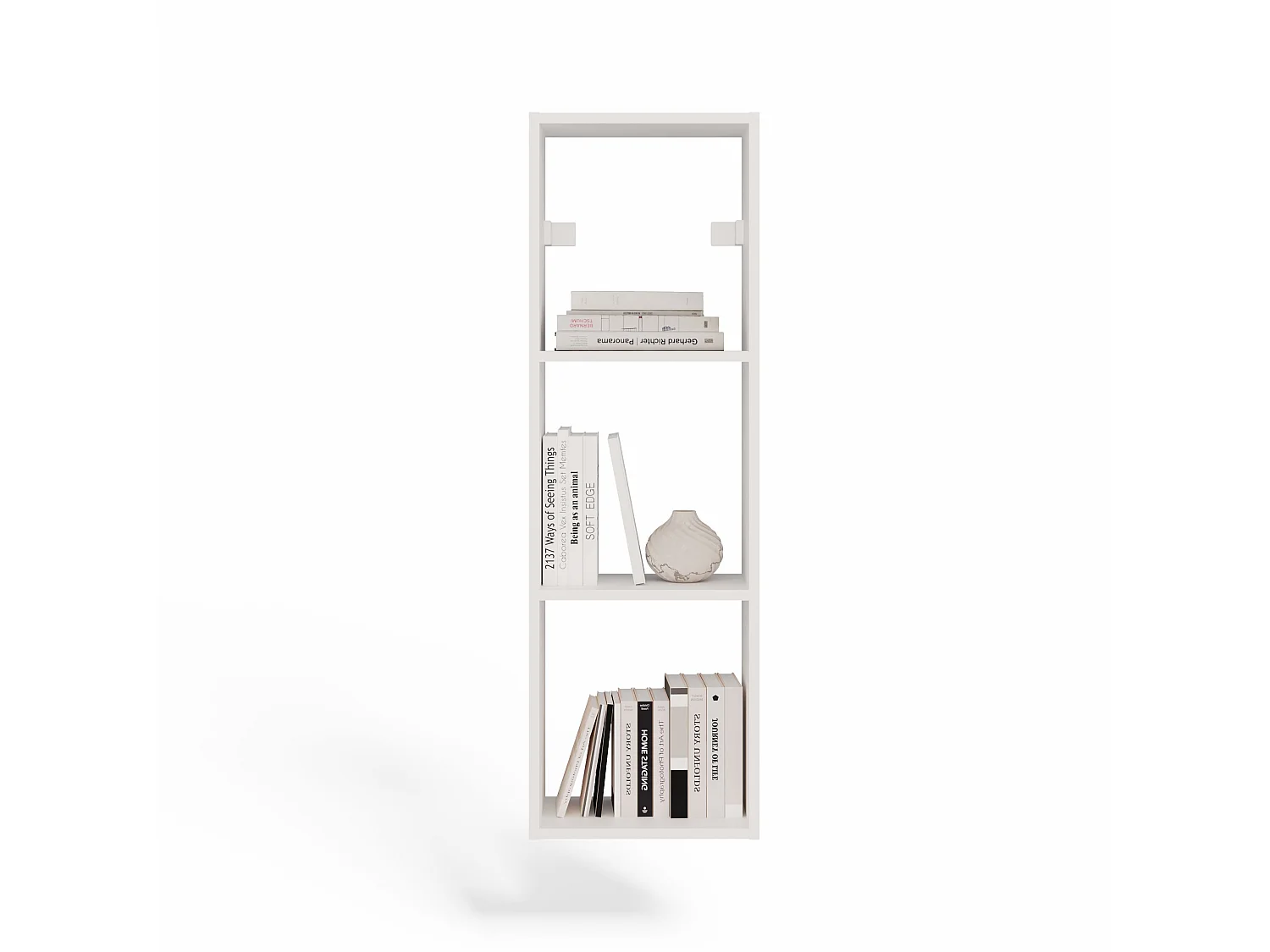 Mensola 110,5X35 cm reversibile bianco opaco MNT6