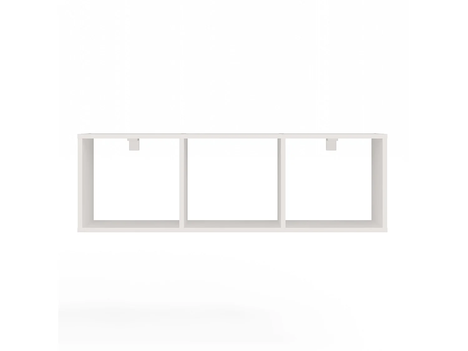Mensola 110,5X35 cm reversibile bianco opaco MNT6
