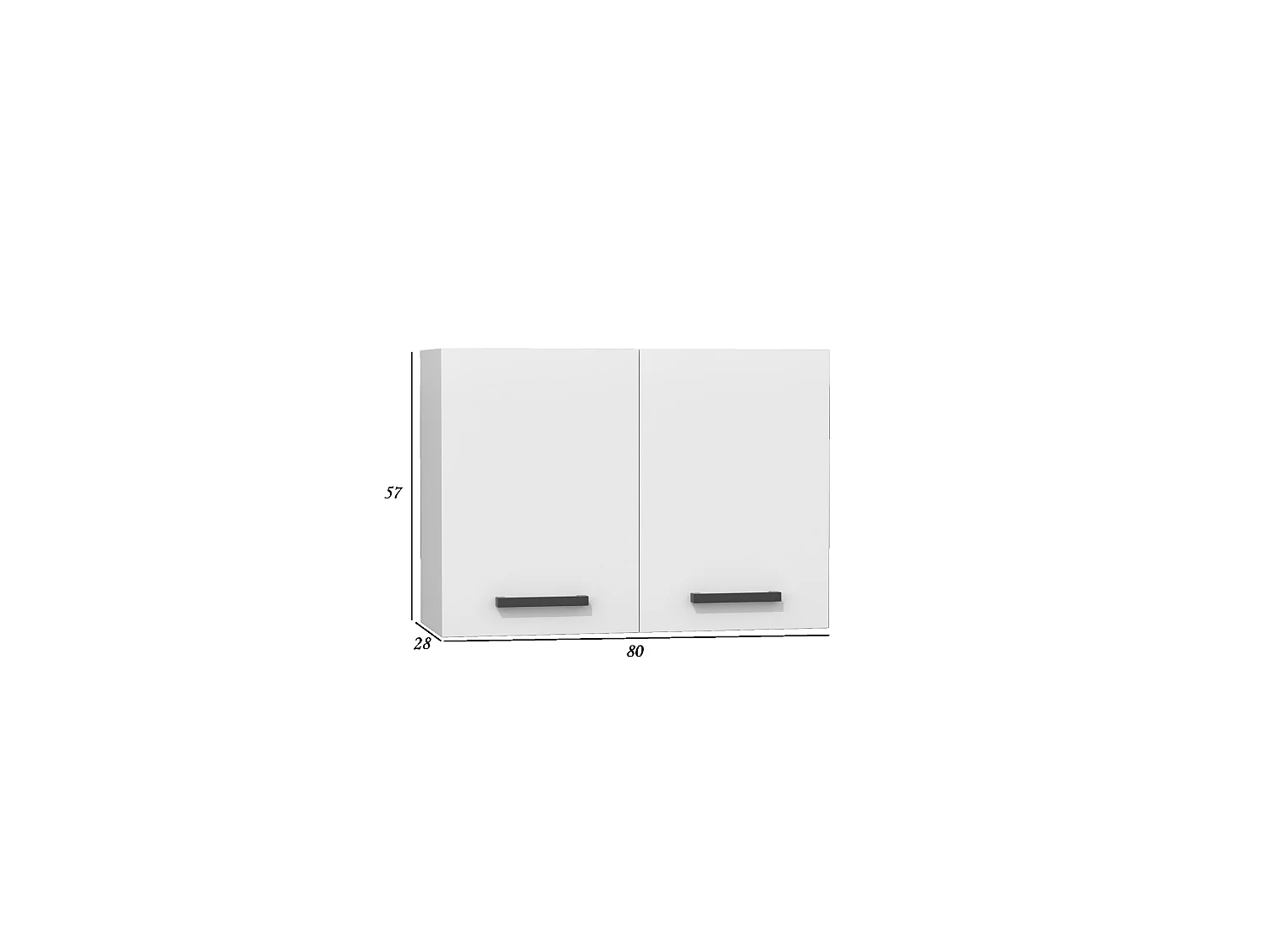 Cucina completa moderna e modulare bianca e rovere CTT1