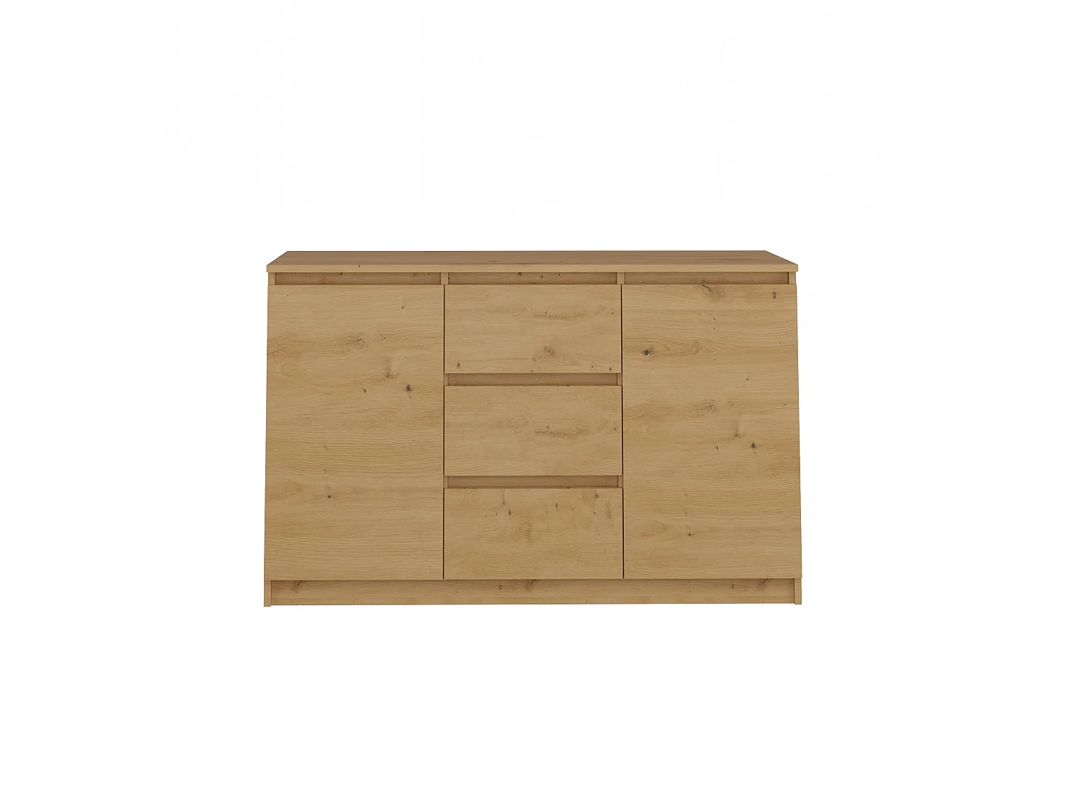 Madia 120 cm con cassetti e ante rovere MT8