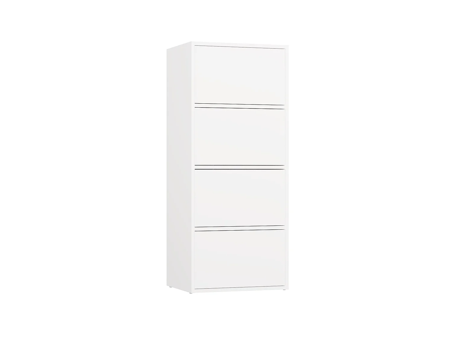 Mobile multiuso 50x119 cm con ante tip-on bianco MMT1