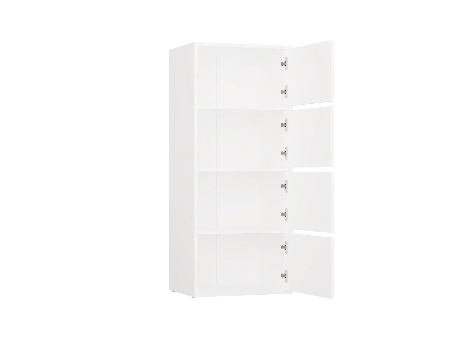 Mobile multiuso 50x119 cm con ante tip-on bianco MMT1