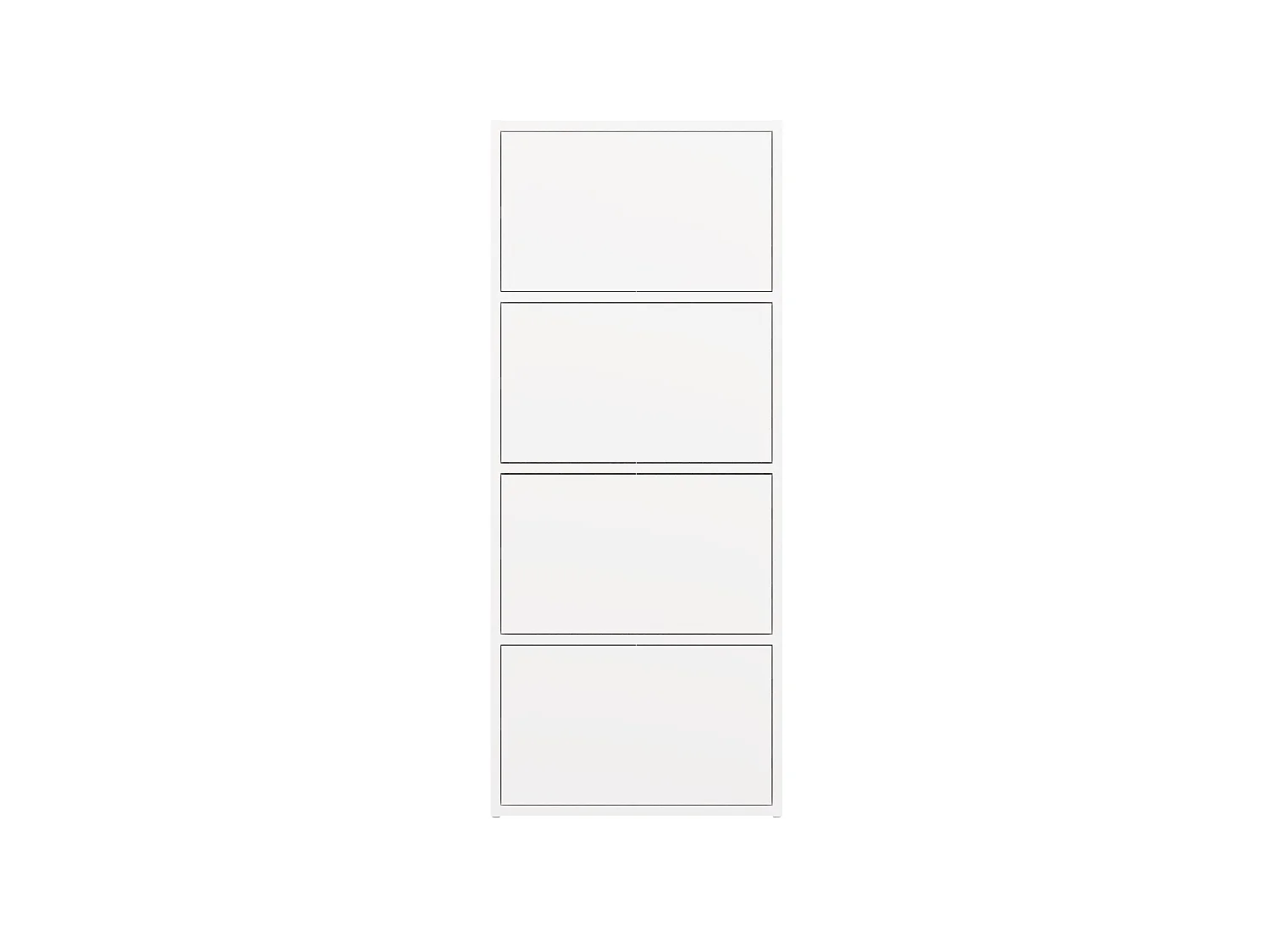 Mobile multiuso 50x119 cm con ante tip-on bianco MMT1