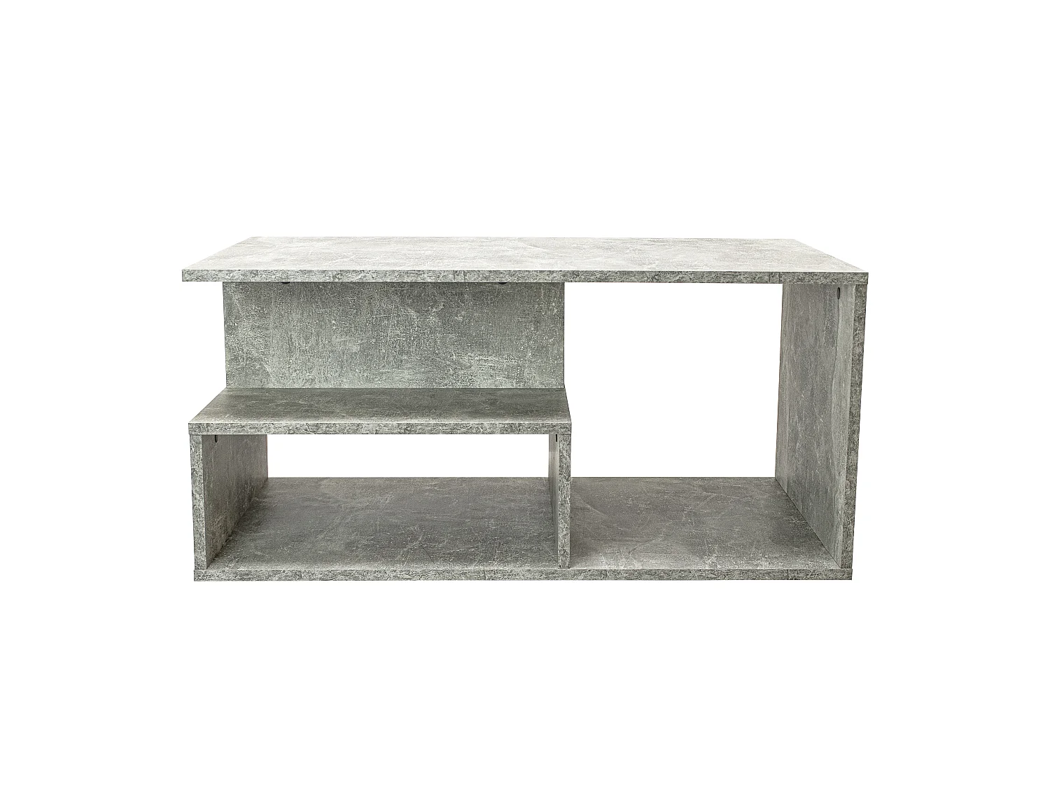 Tavolino da salotto moderno 91x51x43 cm cemento TST4