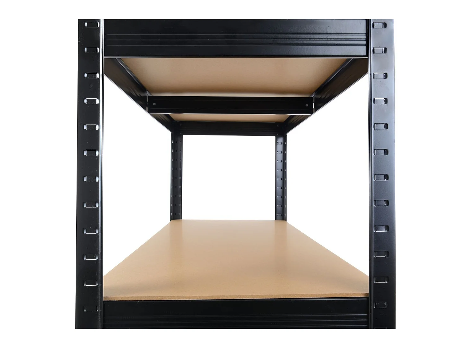 Scaffale in metallo componibile 90x180x40 cm nero SFT5