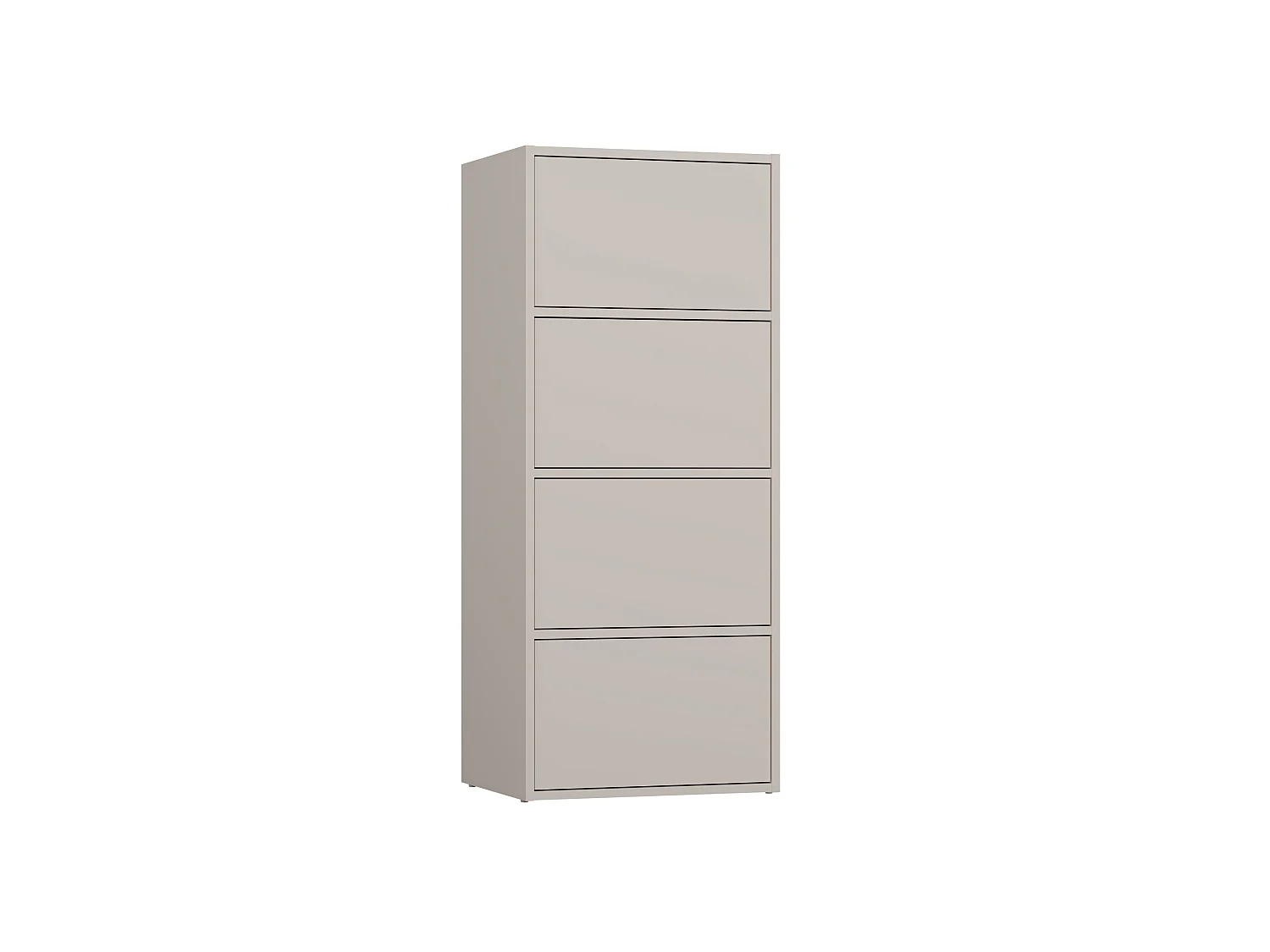 Mobile multiuso 50x119 cm con ante tip-on beige MMT1