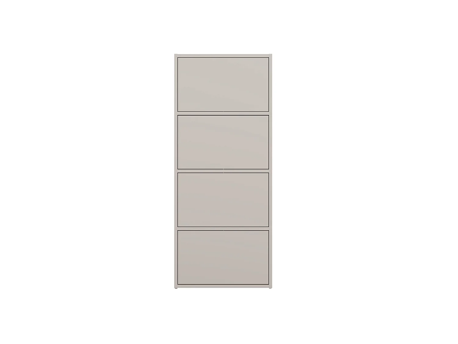 Mobile multiuso 50x119 cm con ante tip-on beige MMT1
