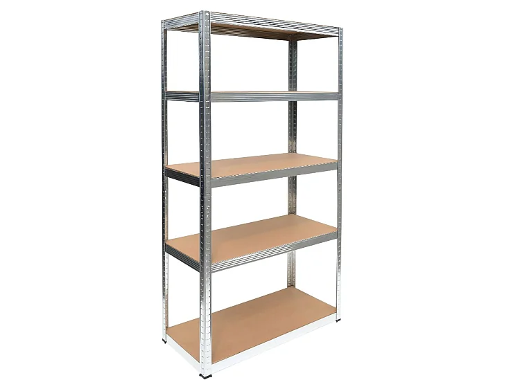 Scaffale in metallo componibile 90x180x30 cm grigio SFT4