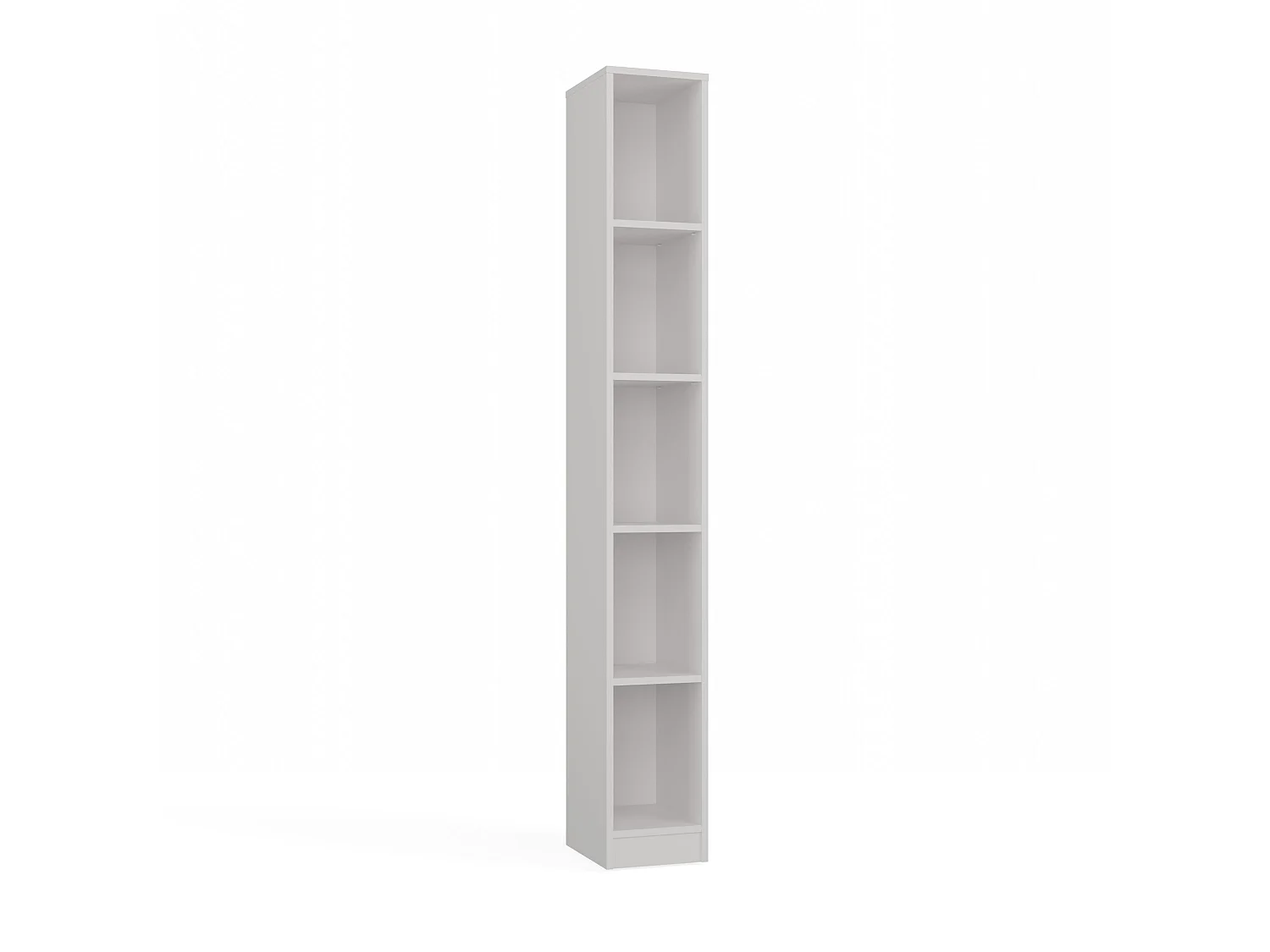 Libreria a colonna 25x182 cm salvaspazio bianco opaco LBT19
