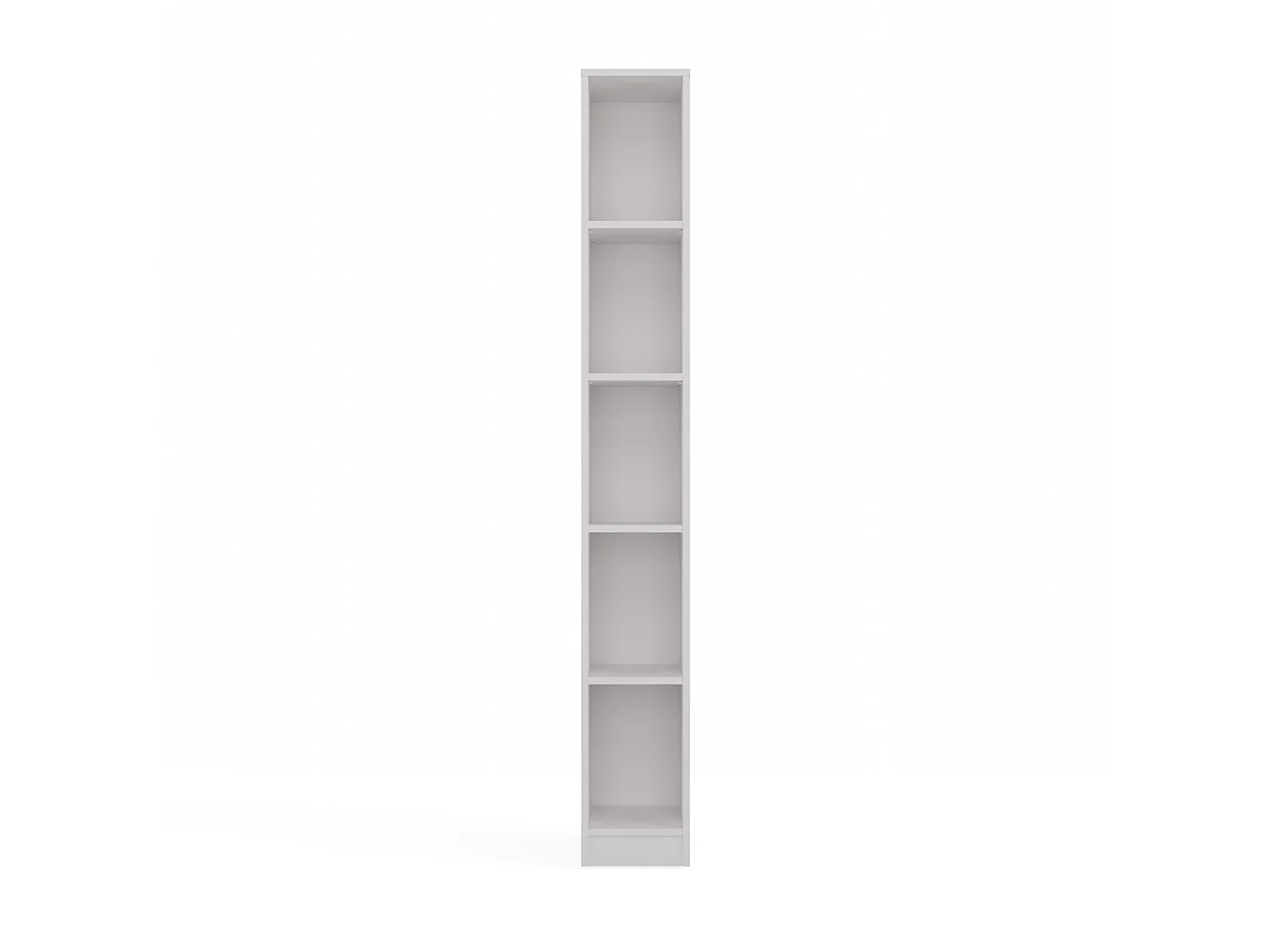 Libreria a colonna 25x182 cm salvaspazio bianco opaco LBT19