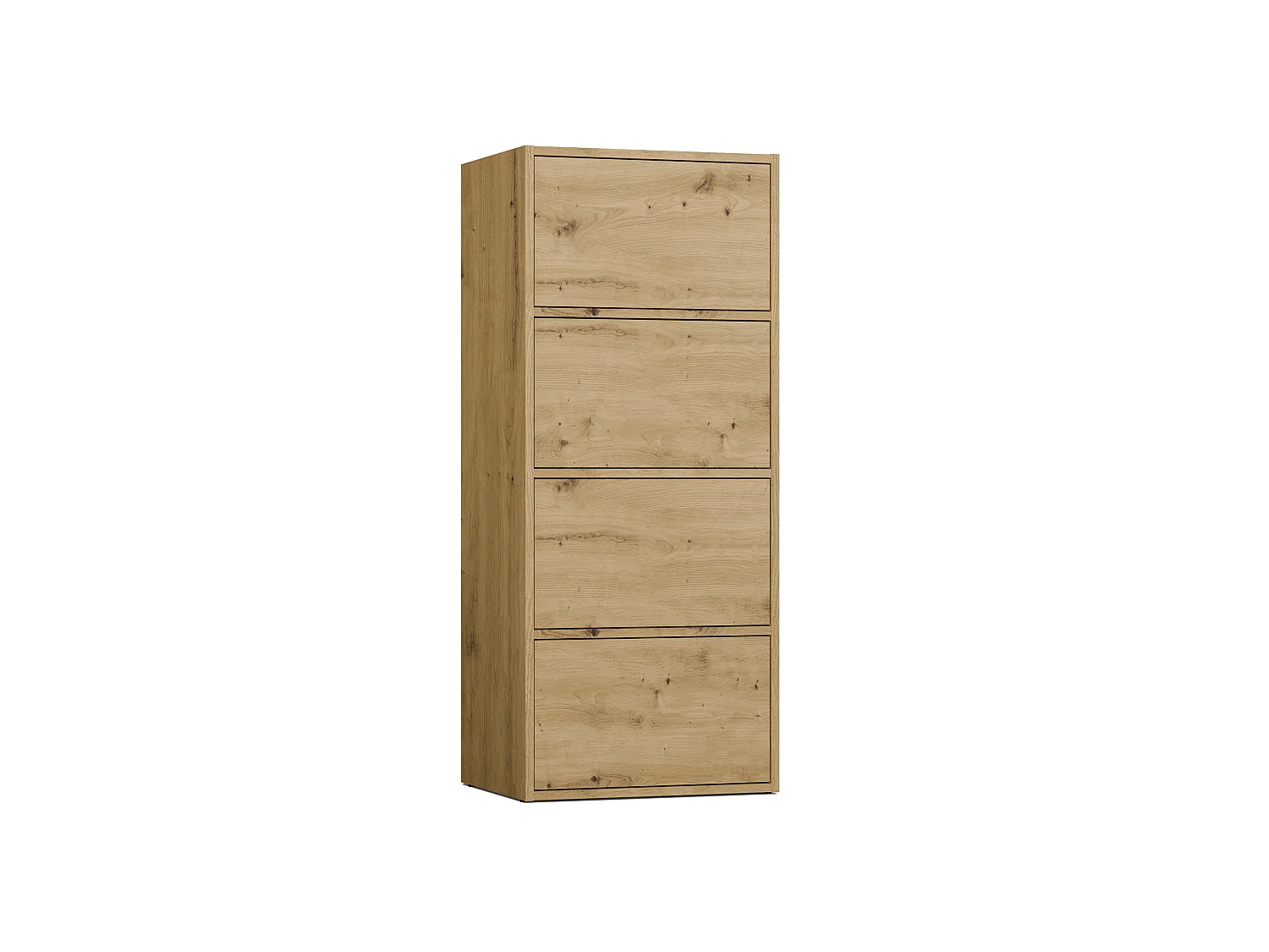 Mobile multiuso 50x119 cm con ante tip-on rovere MMT1
