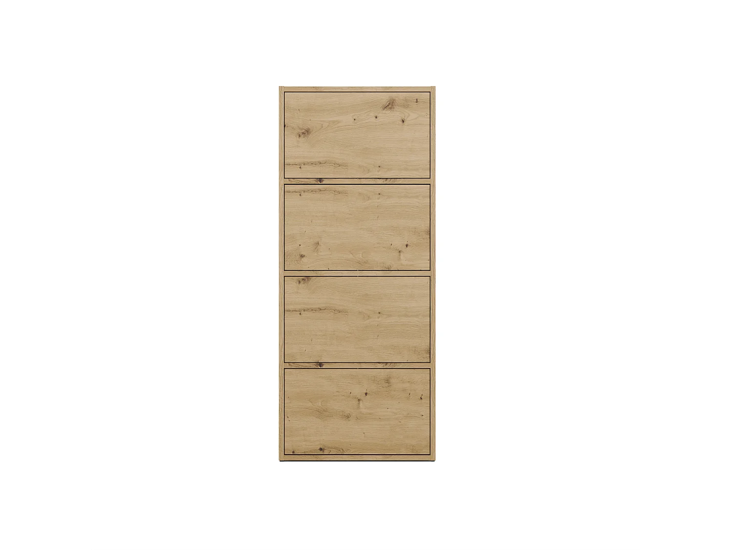 Mobile multiuso 50x119 cm con ante tip-on rovere MMT1