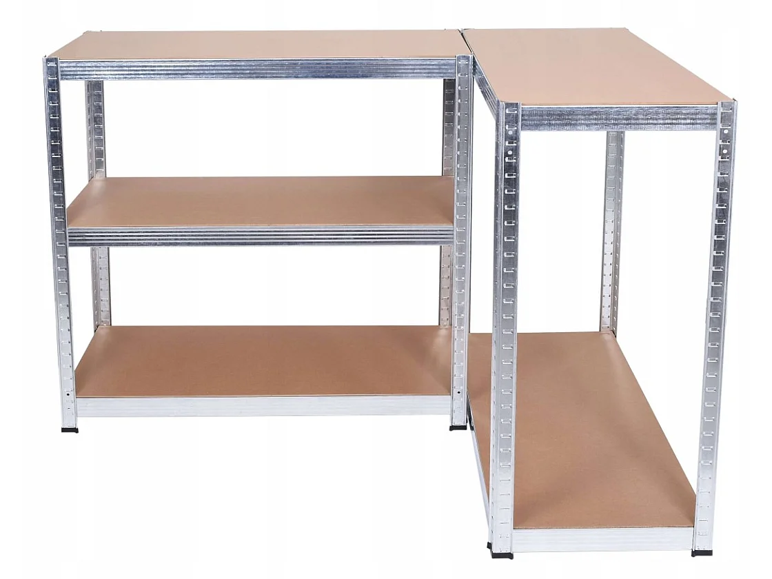 Scaffale in metallo componibile 90x180x40 cm grigio SFT5
