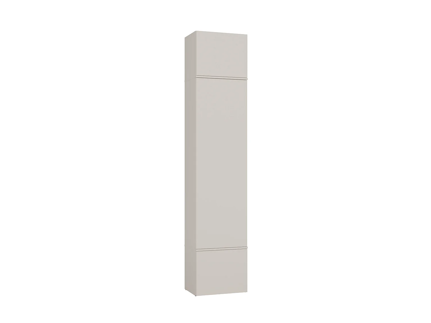 Armadio guardaroba 50x238 cm per ingresso beige cashmere MIT16
