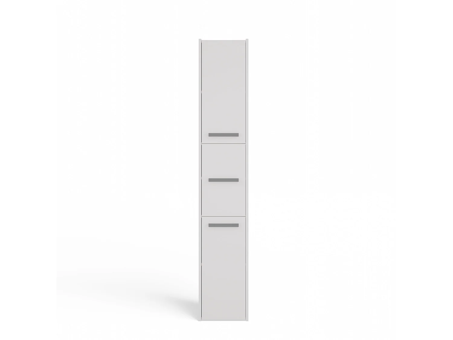 Colonna bagno minimal 30x170 cm a 3 ante bianco CBT7