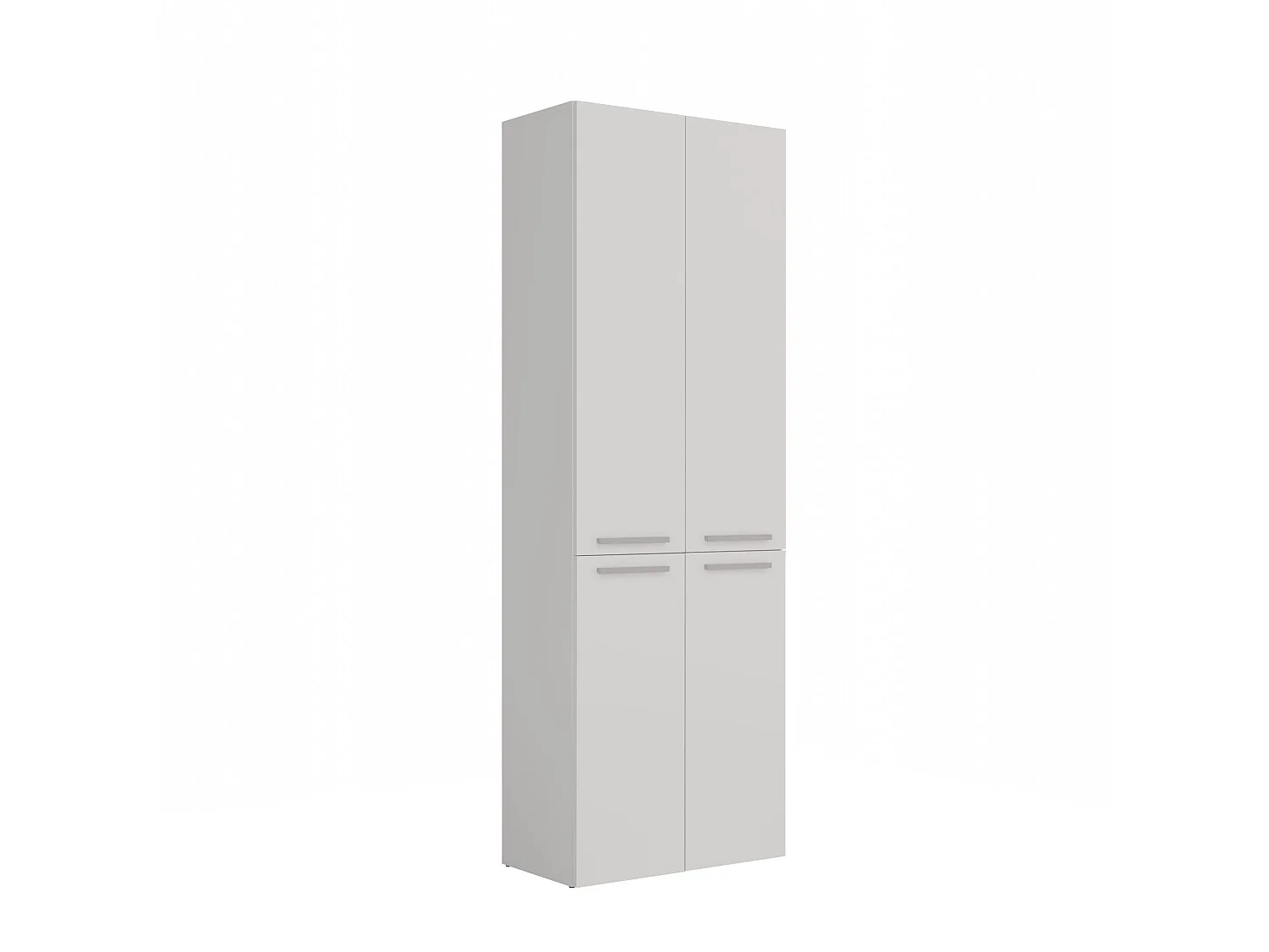 Armadio bagno 60x174 cm cesti portabiancheria bianco ABT3