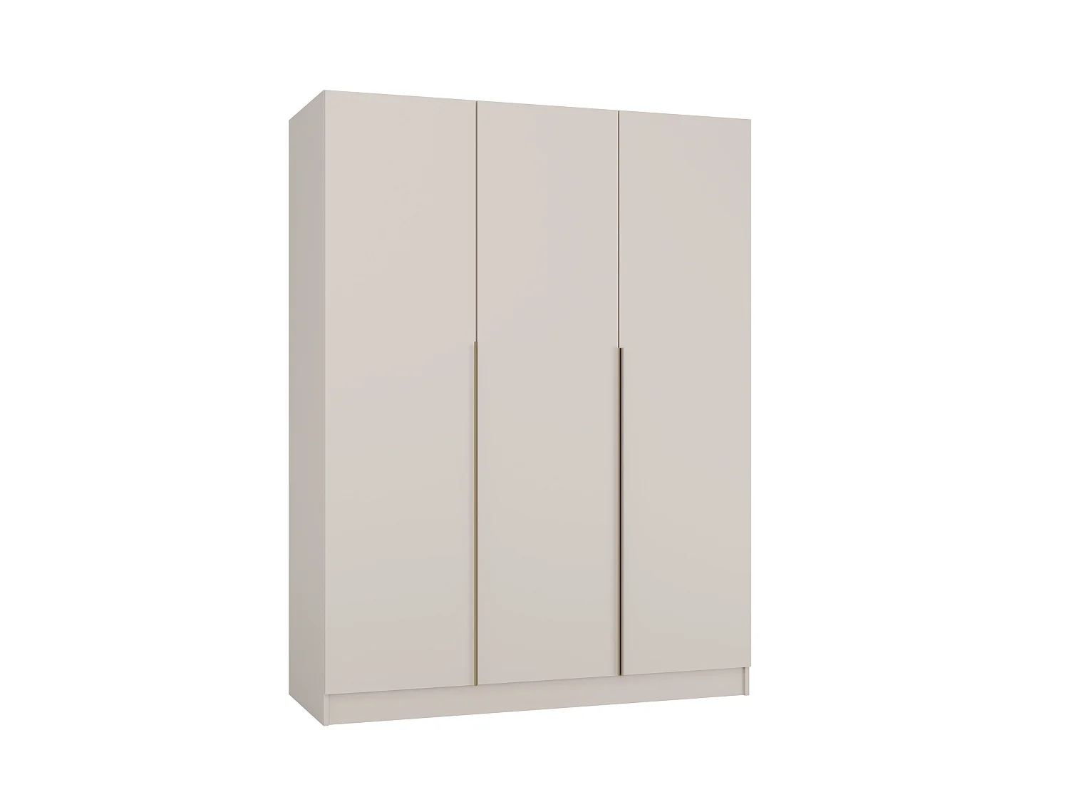 Armadio 3 ante 150x200 cm elegante beige AT17