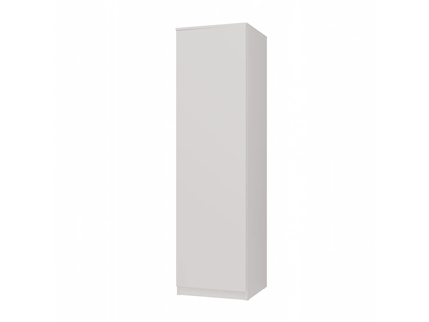 Armadio ad anta battente 80x180 apertura tip-on bianco AT7