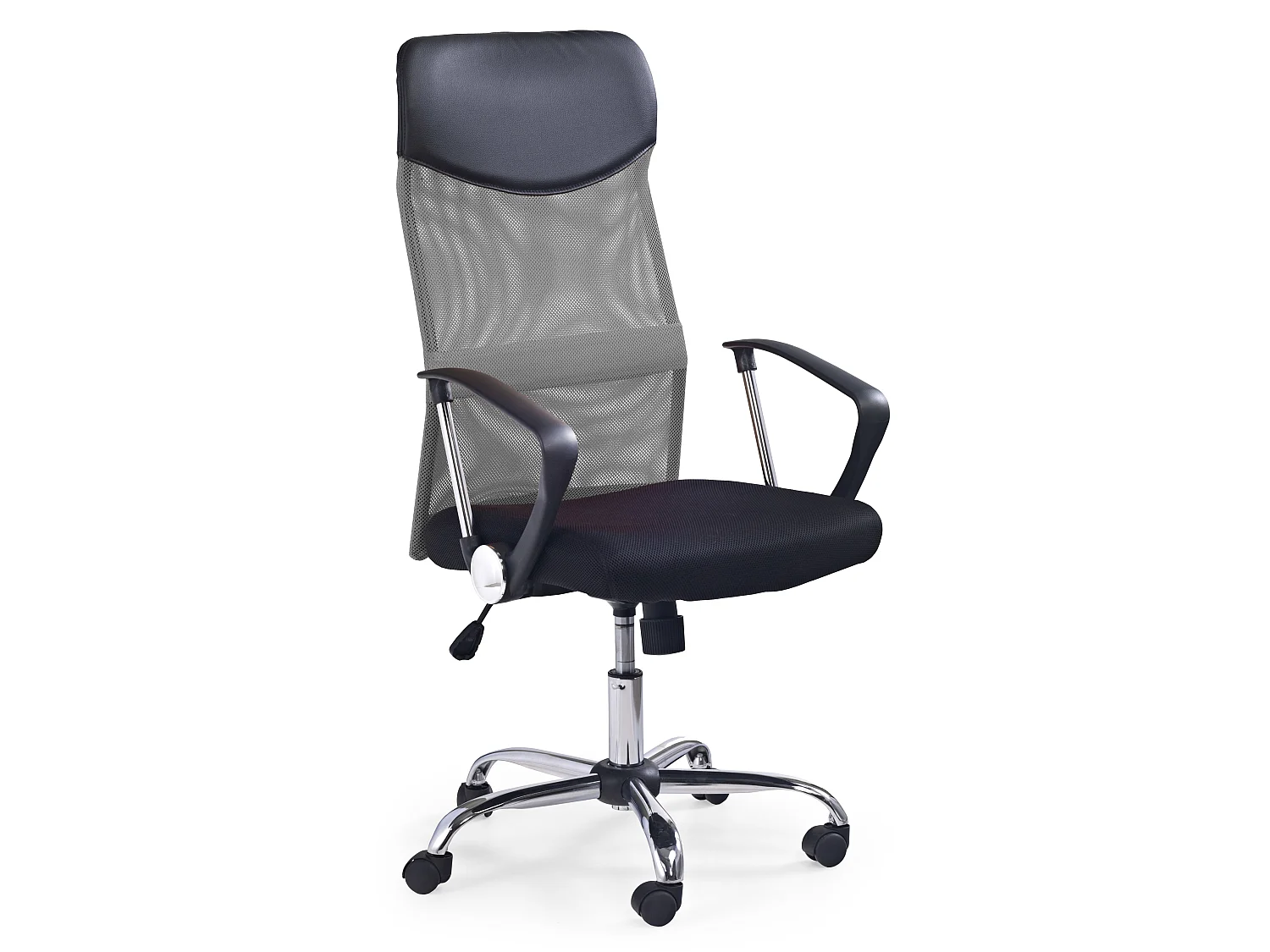 Sedia da ufficio con schienale alto grigia/nera ST4