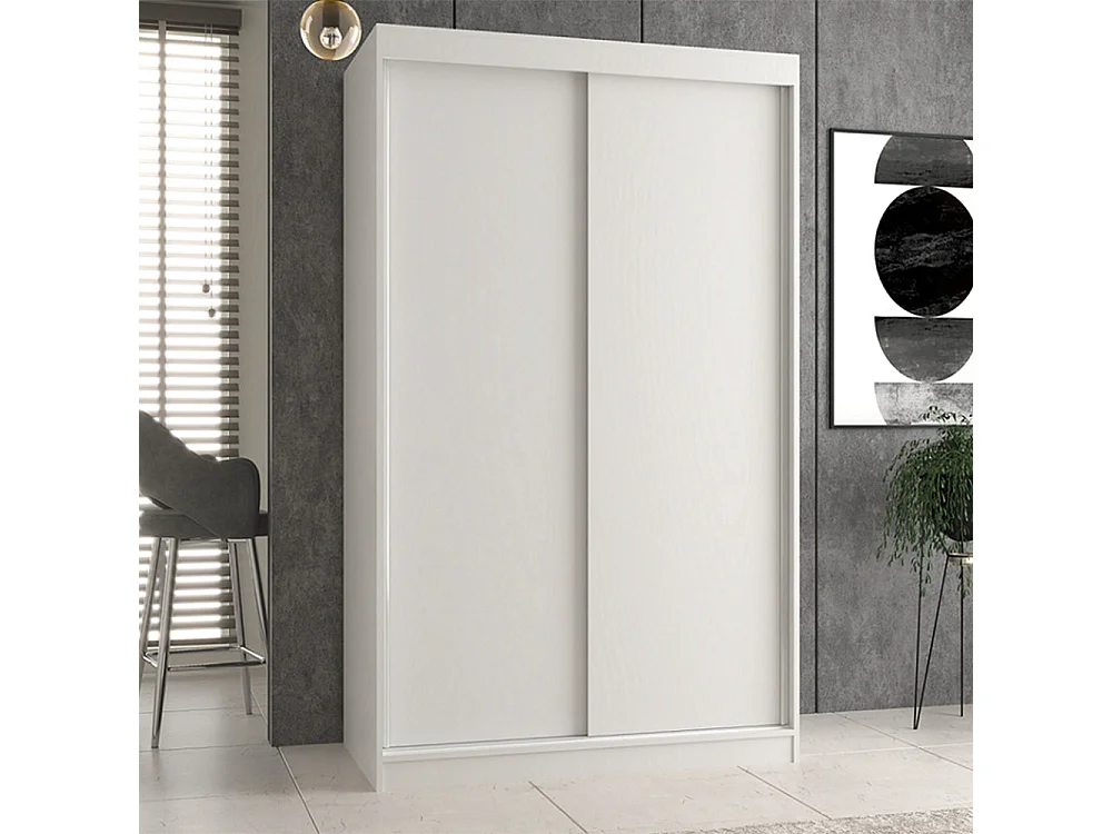 Armadio scorrevole 120x200 cm bianco AT5