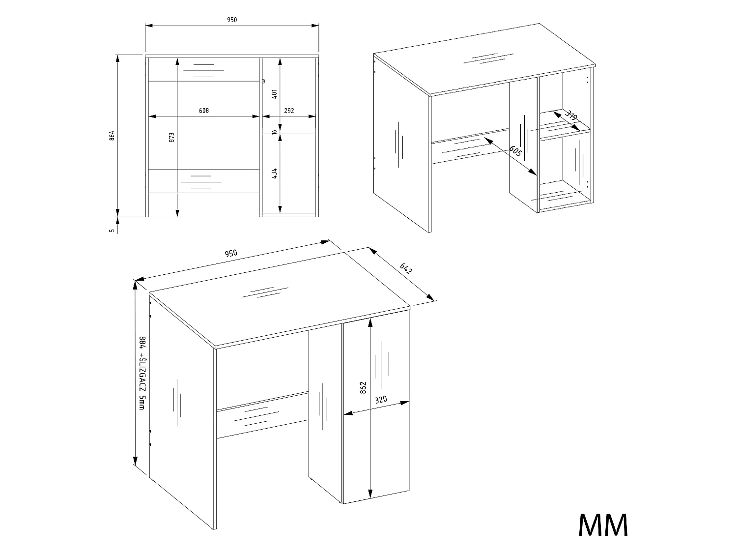 Mobiletto per lavatrice moderno 64x88,5 cm bianco opaco MLT7