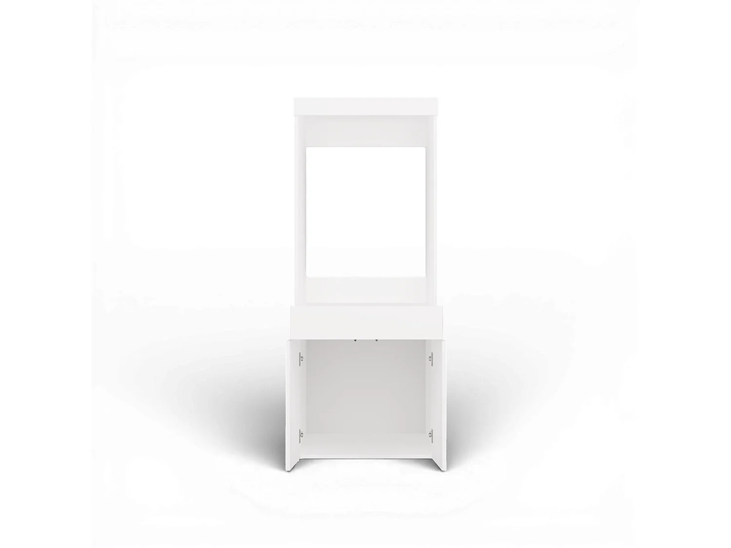 Mobile lavatrice 64,5x162,5 cm con cassetto e ante bianco MLT4