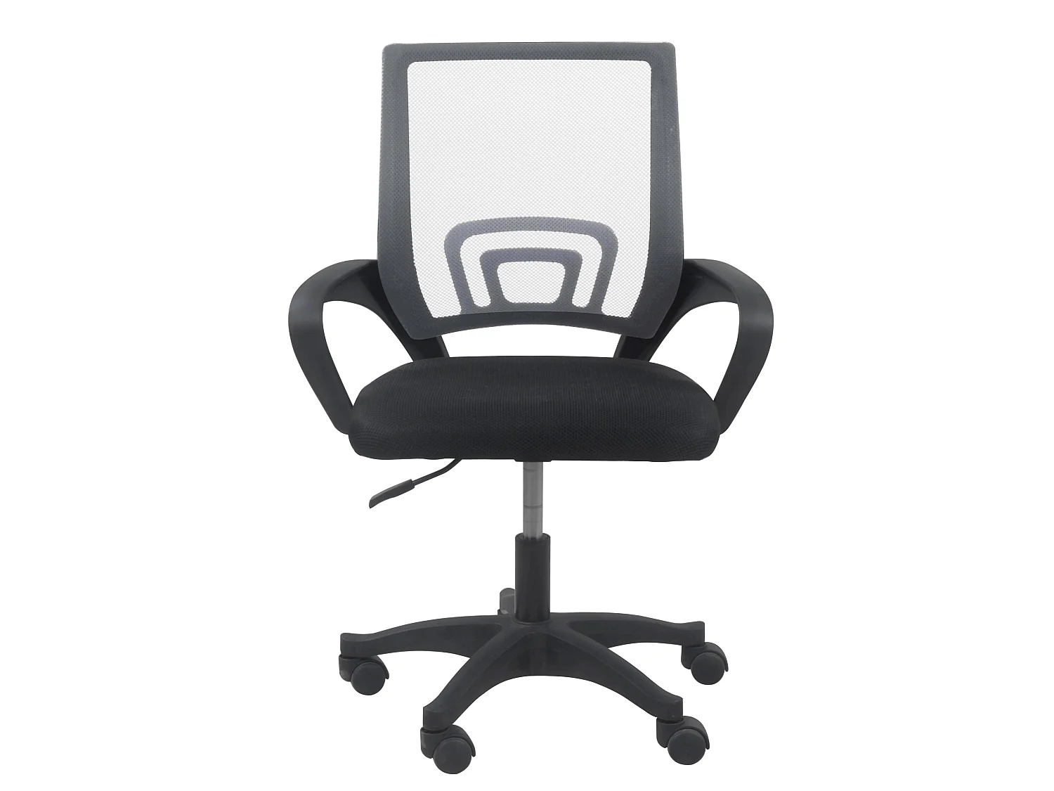 Sedia da ufficio traspirante con ruote grigia ST3