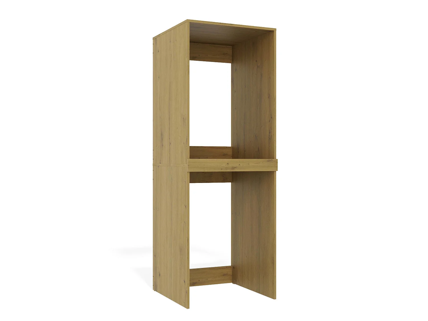 Mobile lavatrice e asciugatrice 64x180 cm rovere MLT3