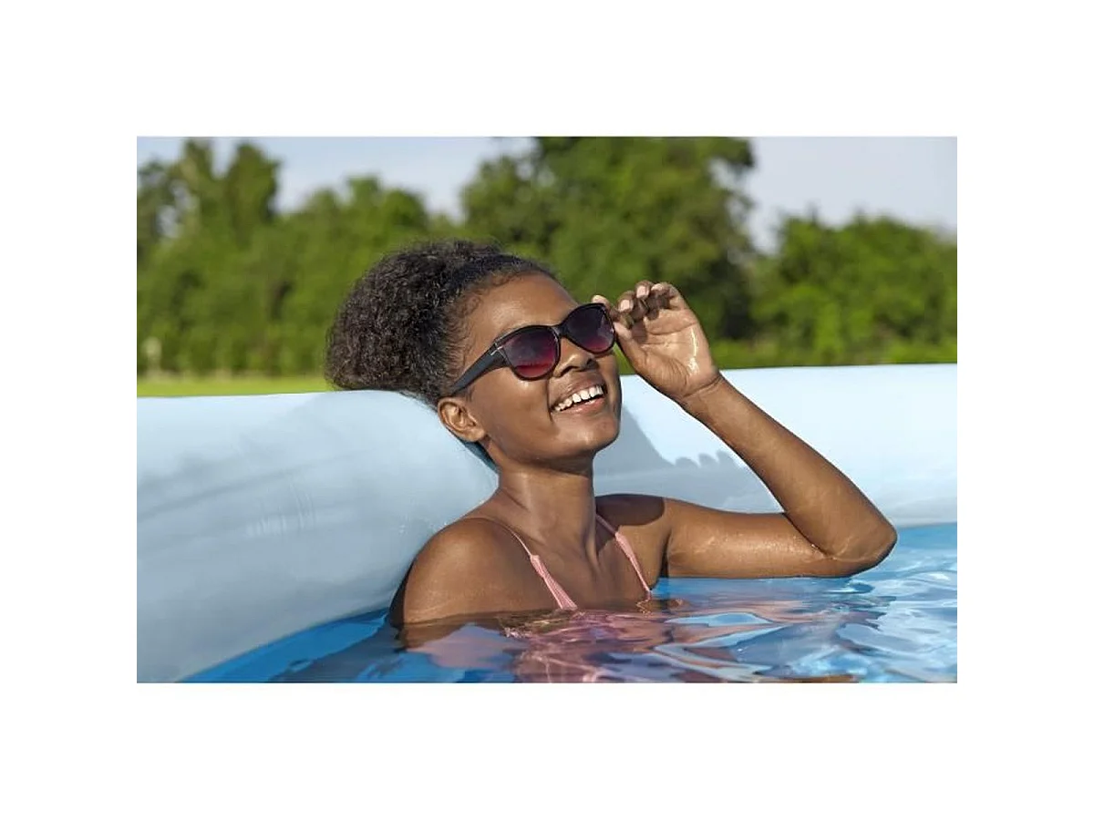 Piscine autoportante Bestway Fast Set ronde 3,96 m x 84 cm avec filtre à cartouche (Modèle 57376)