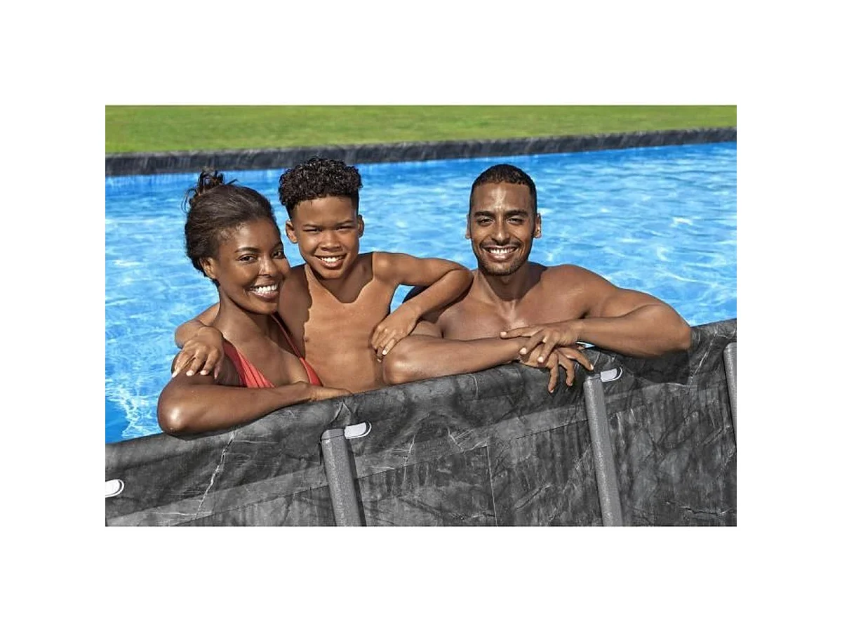Piscine tubulaire rectangulaire Bestway APX 365 9,56 x 4,88 x 1,32 m + Filtration + Accessoires