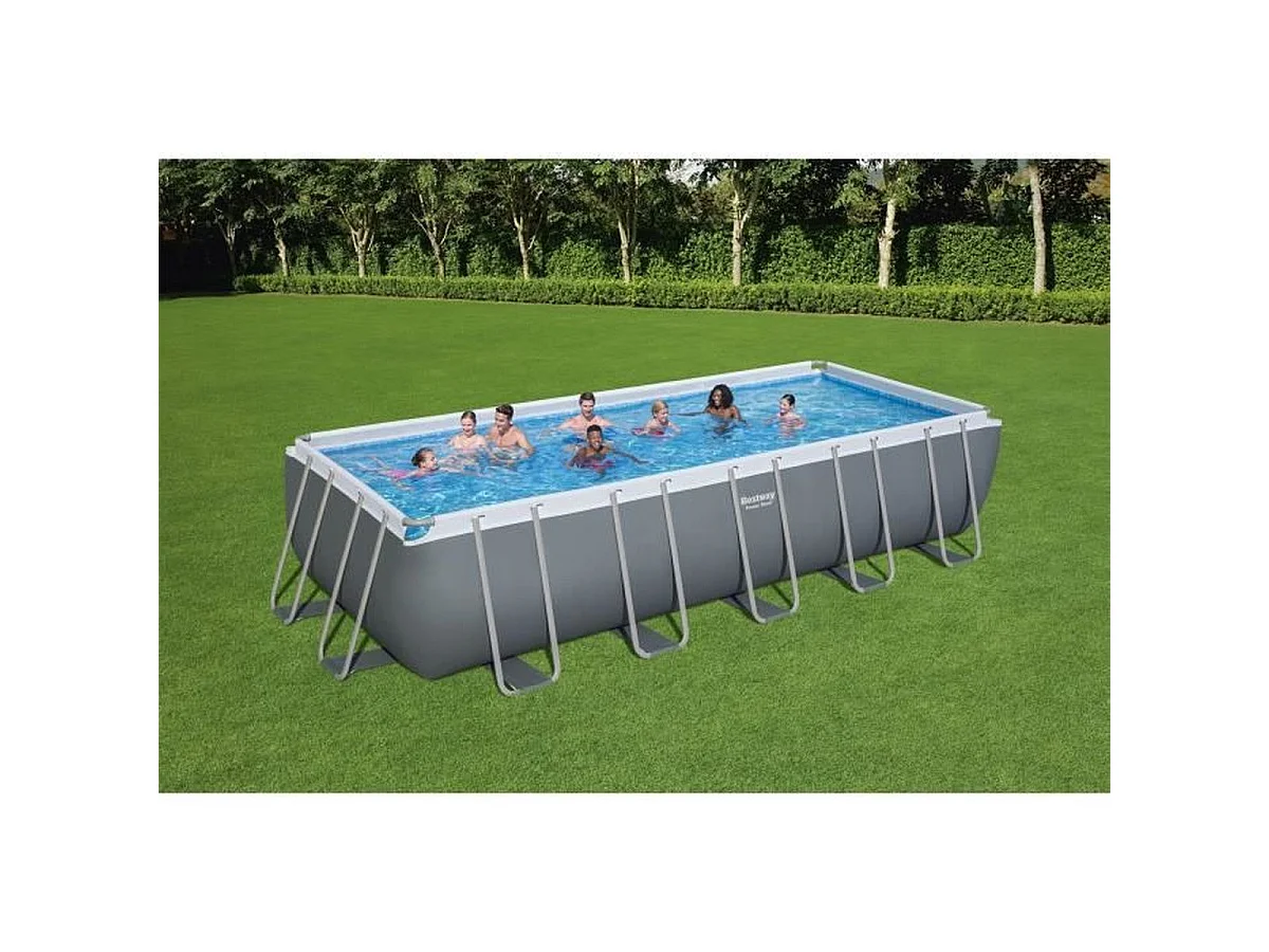 Piscine tubulaire rectangulaire Bestway Steel Pro MAX 640 x 274 x 132 cm - Kit complet