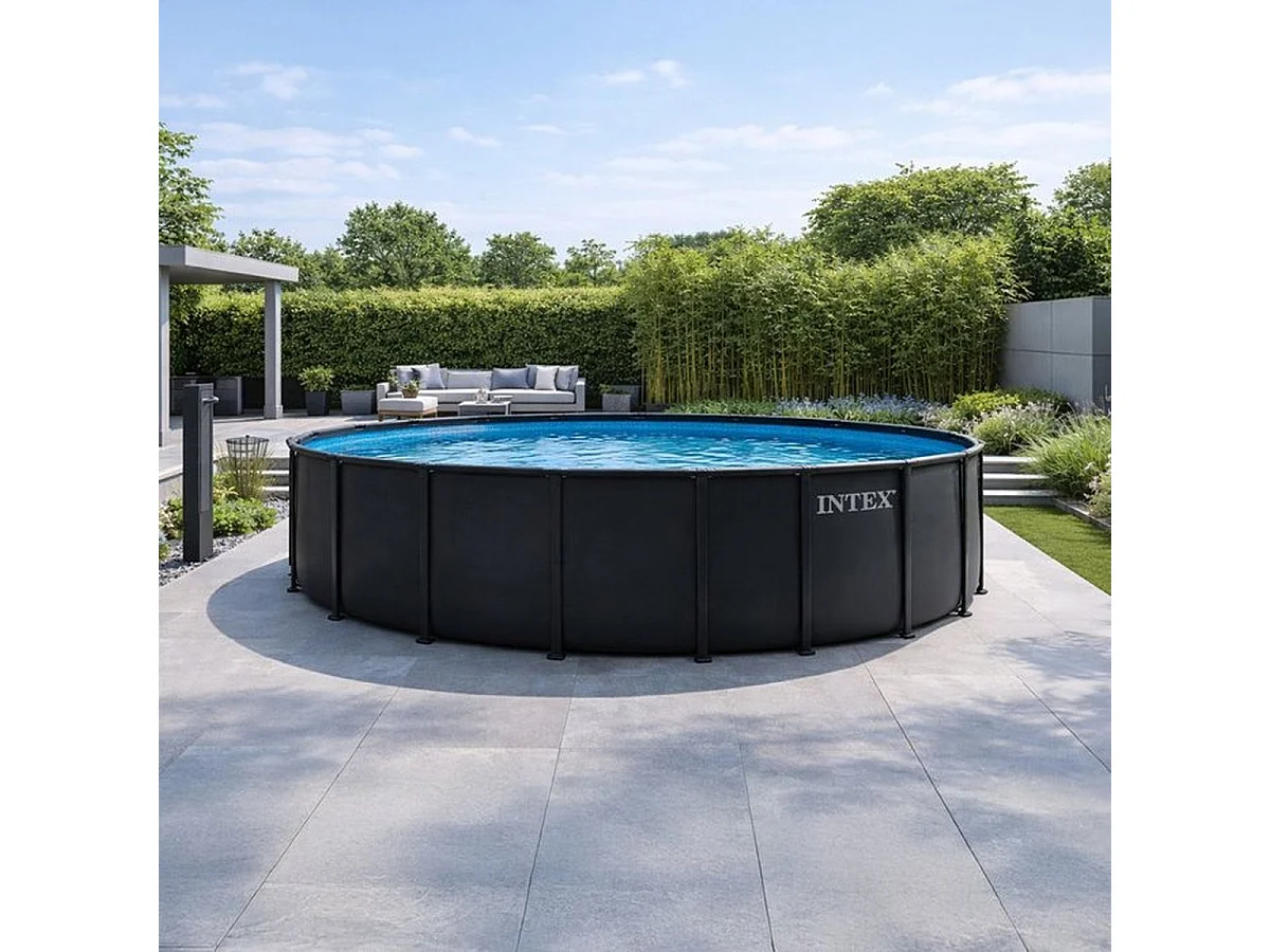 Piscine tubulaire Intex Ultra XTR ronde Ø 5,49 m - kit complet 26330GS