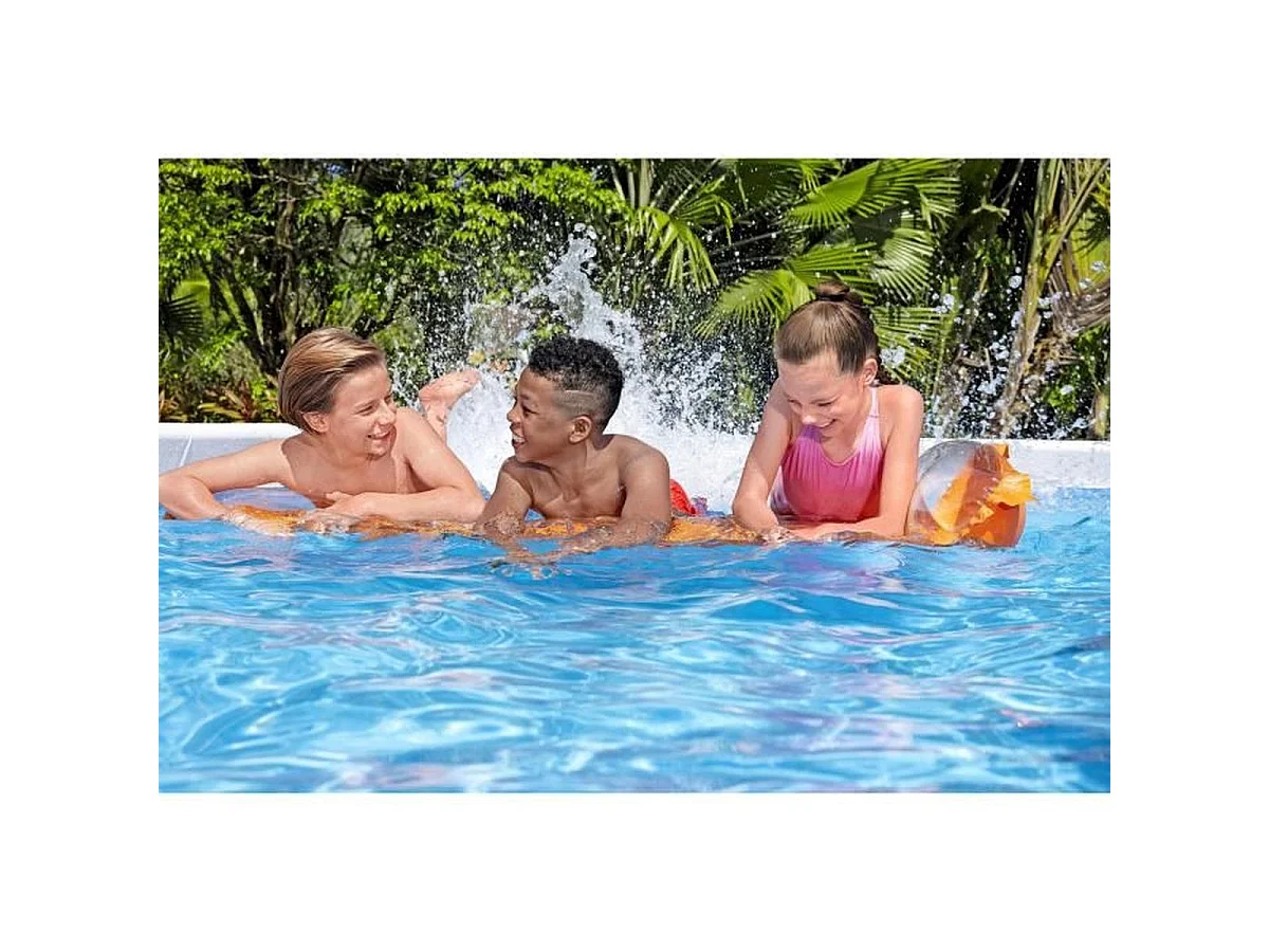 BESTWAY Steel Pro Max piscine tubulaire rectangulaire 488 x 244 x 122 cm - Kit complet