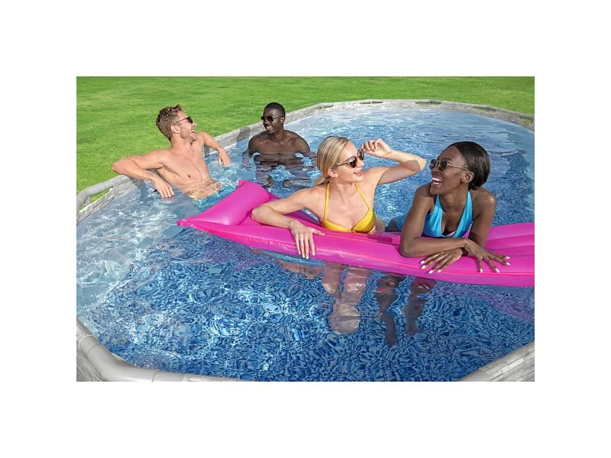 Piscine hors-sol ovale BESTWAY Steel Pro Max Splashview 549 x 274 x 122 cm