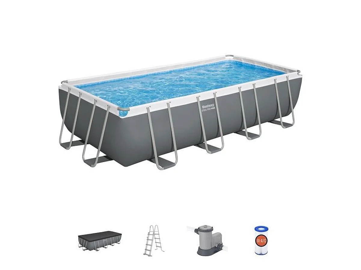 Piscine hors-sol rectangulaire Bestway Steel Pro Max 549 x 274 x 122 cm