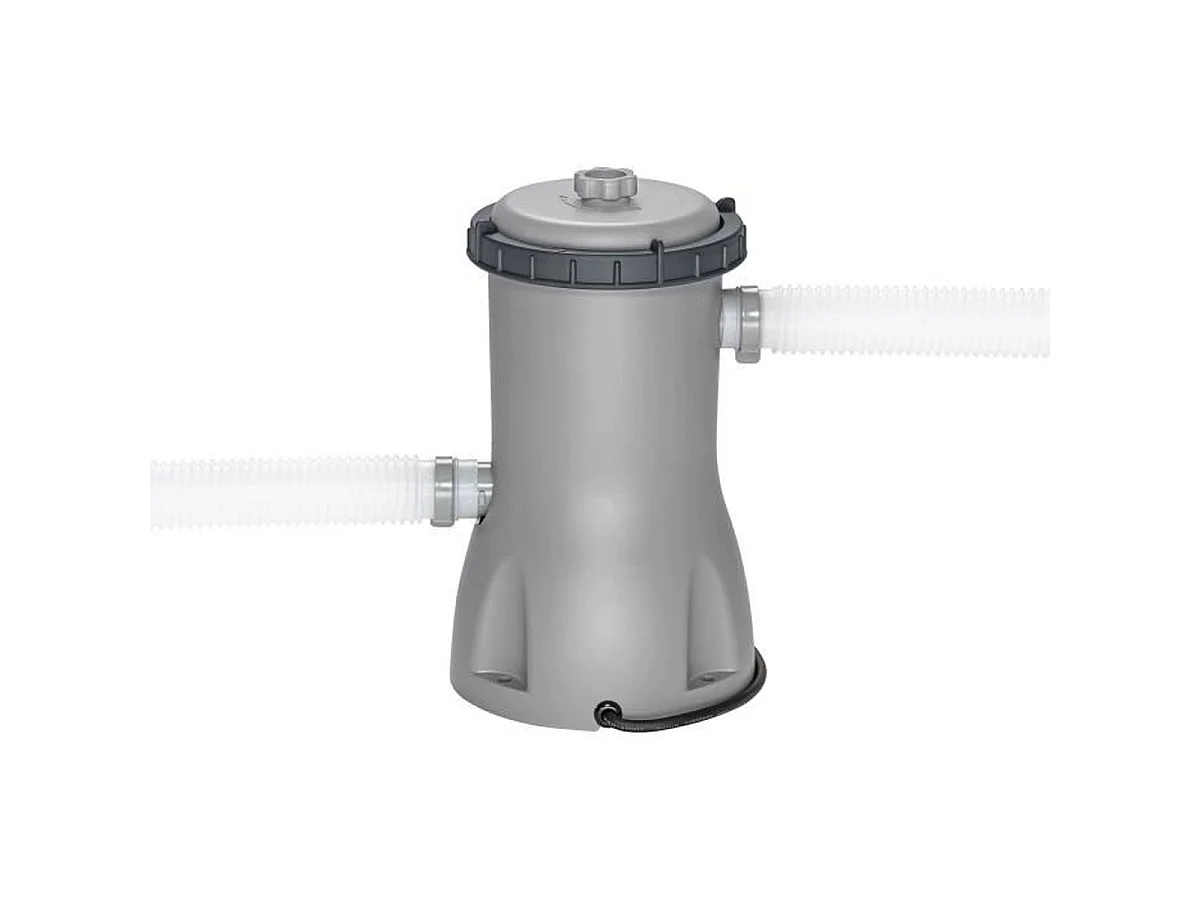 BESTWAY Steel Pro Max Piscine Tubulaire Ovale 488 x 305 x 107 cm avec Filtration à Cartouche et Échelle