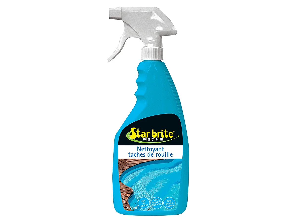 Nettoyant tâches de rouille pour liners ou coque polyester de piscines 650 ml - Starbrite