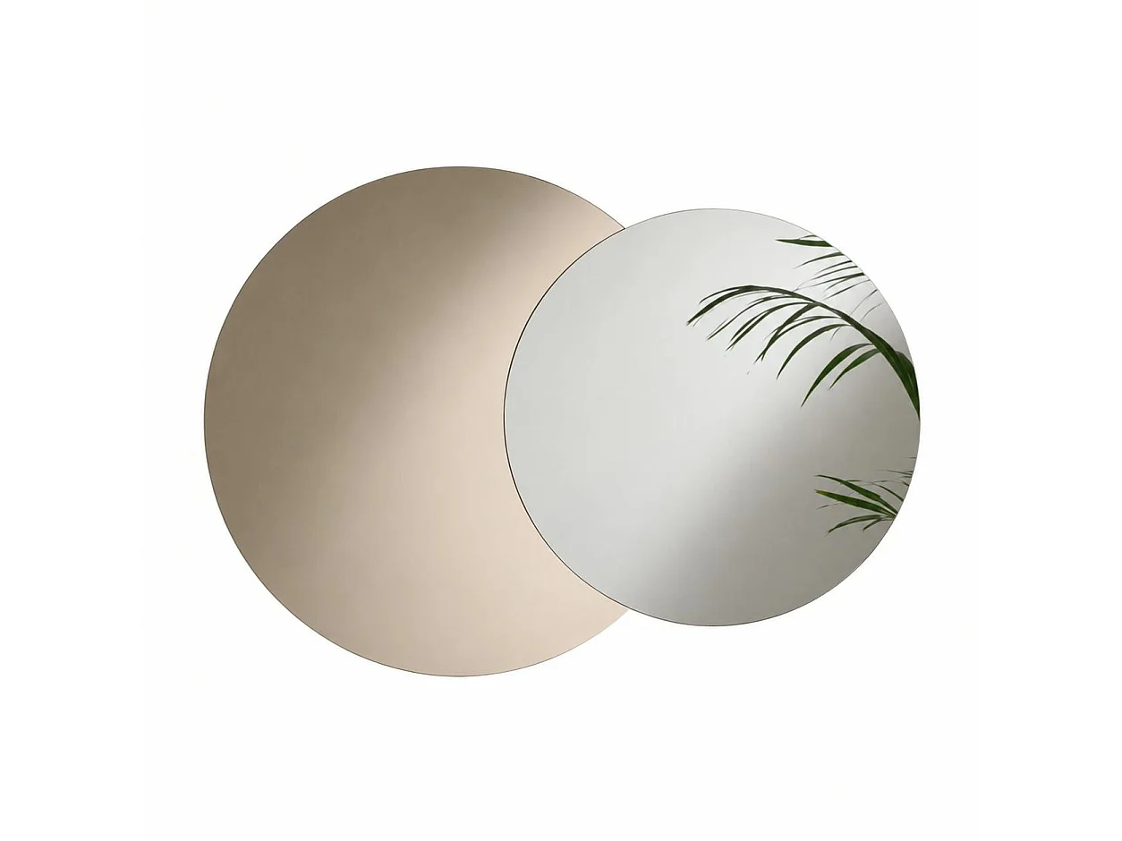 Miroir double rond 140 cm MILANO