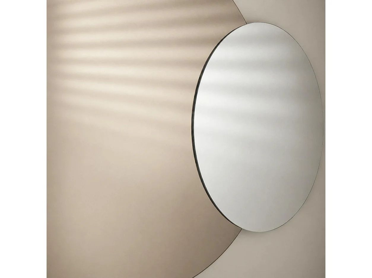 Miroir double rond 140 cm MILANO