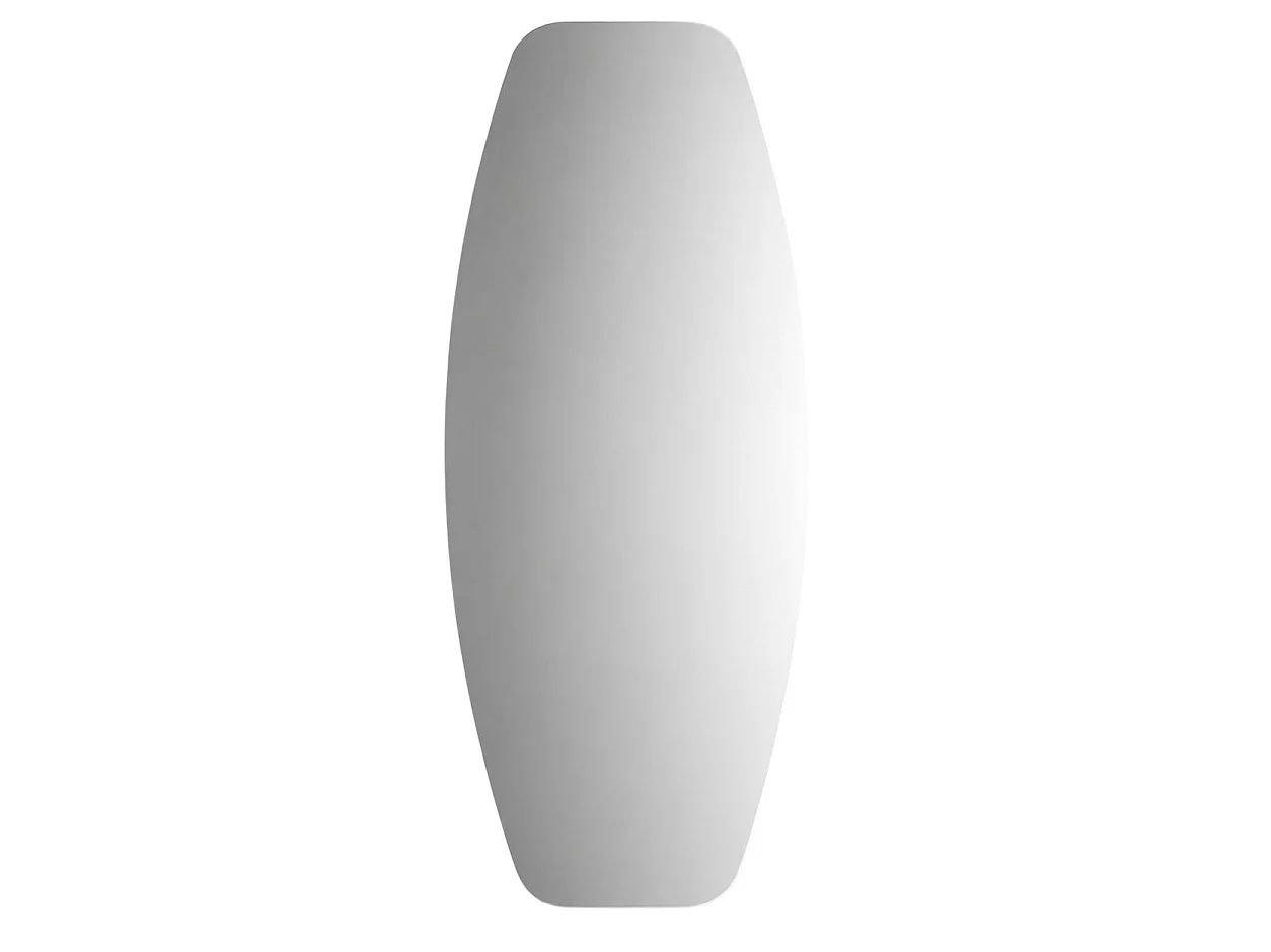Miroir mural ovale fumé 180 cm MILANO