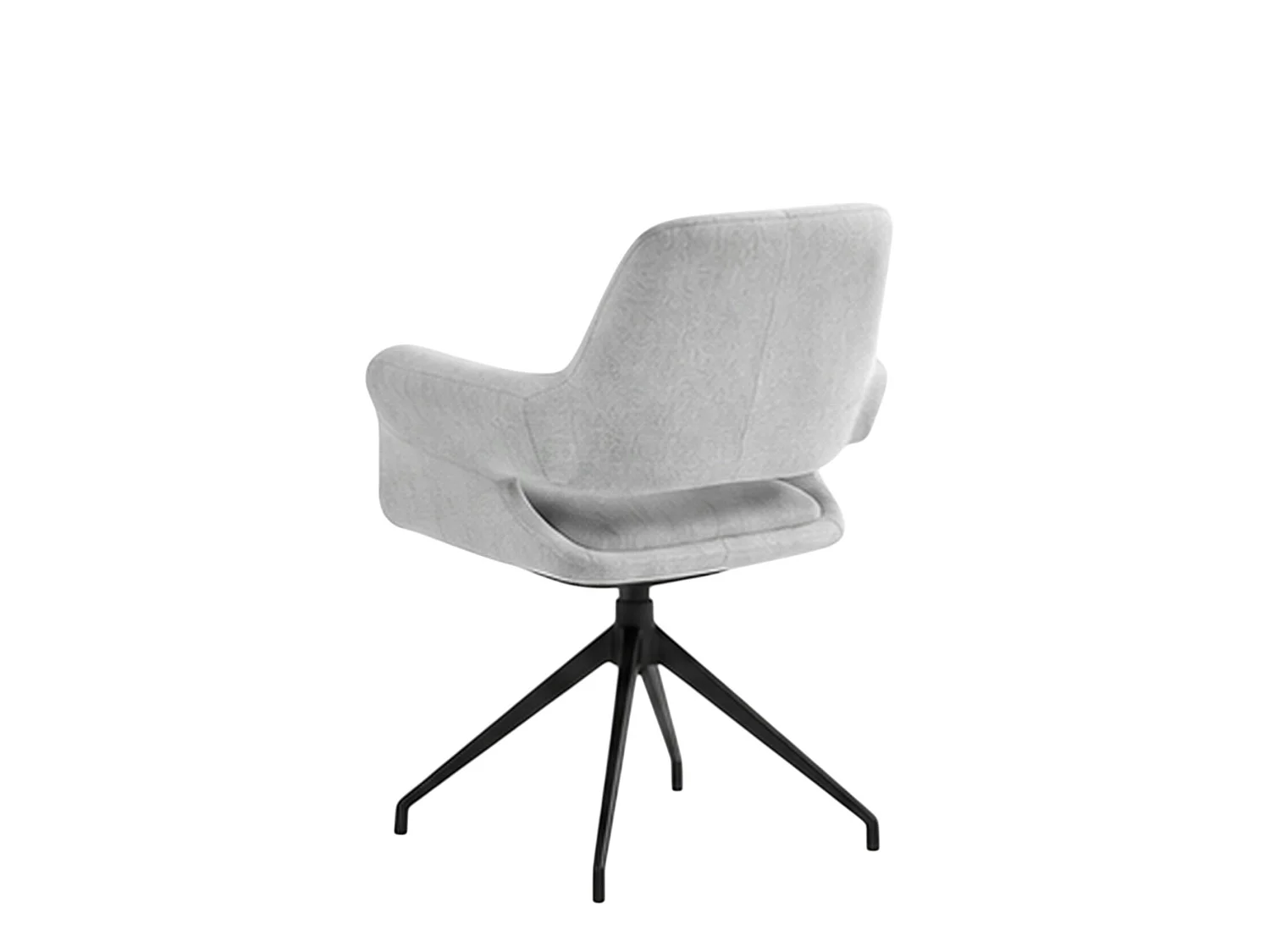 Fauteuil de table pivotant gris clair (x2) AUREN