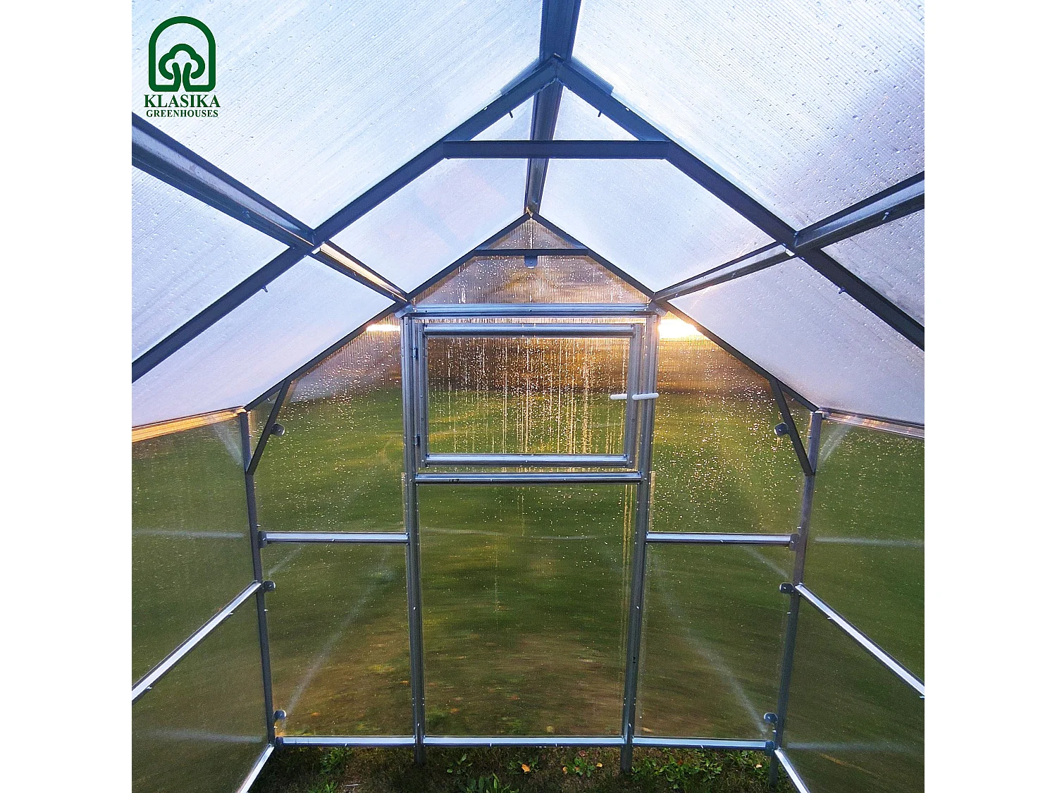 Klasika Greenhouses Bernard KLASIKA Gewächshaus 2,35 x 7 m 16,45 m²  Mit 4 mm Polycarbonatabdeckung