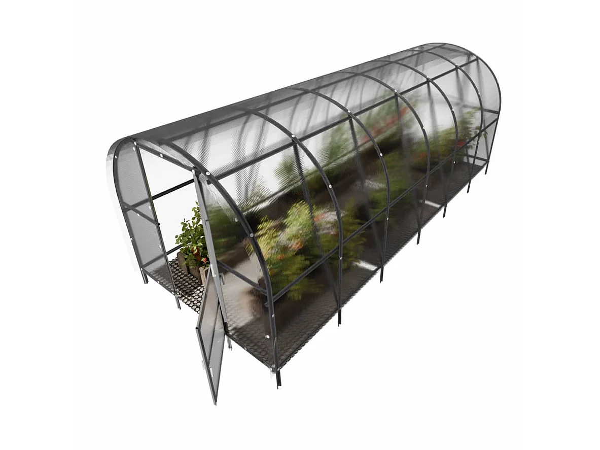 Klasika Greenhouses Baltic LT KLASIKA Gewächshaus 18m² 3m x 6m Mit 4 mm Polycarbonatabdeckung