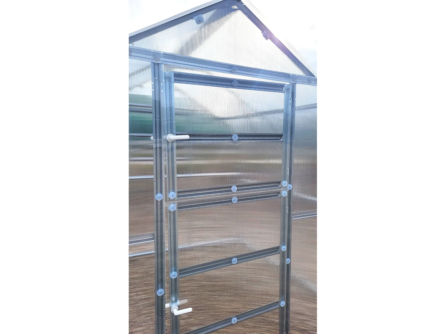 Klasika Greenhouses Drop KLASIKA Serre 20m² 2,5m x 8m Avec couverture en polycarbonate de 4 mm
