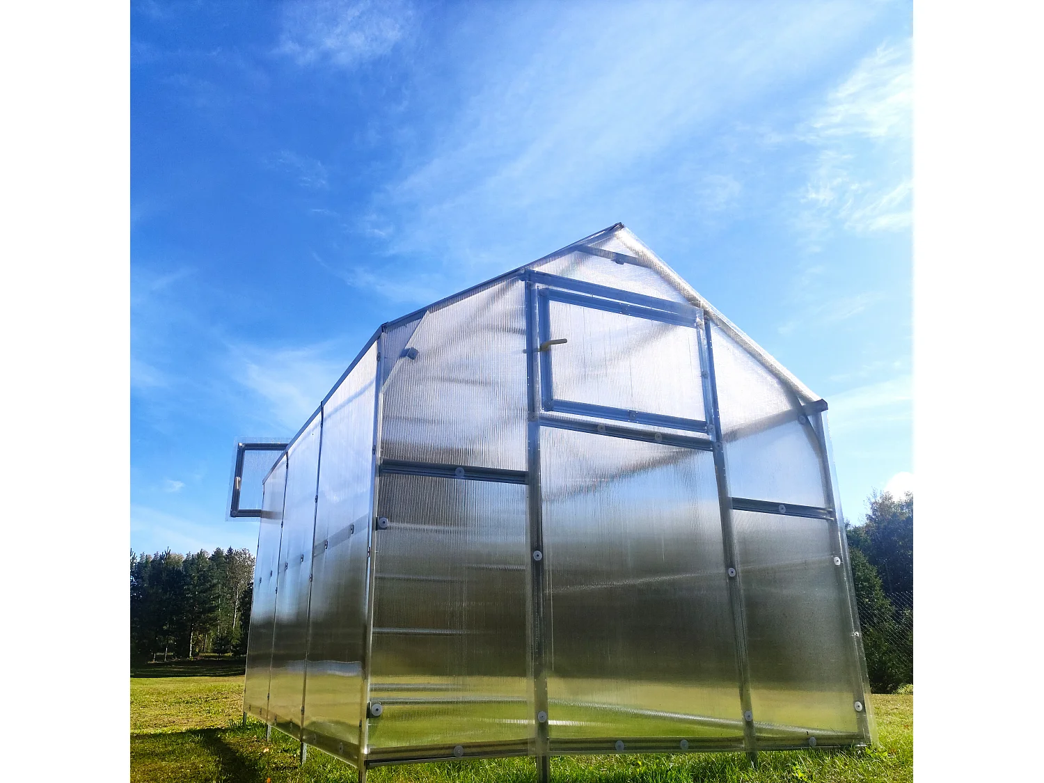 Klasika Greenhouses Bernard KLASIKA Serre 2,35 x 6 m 14,1 m² Avec couverture en polycarbonate de 6 mm