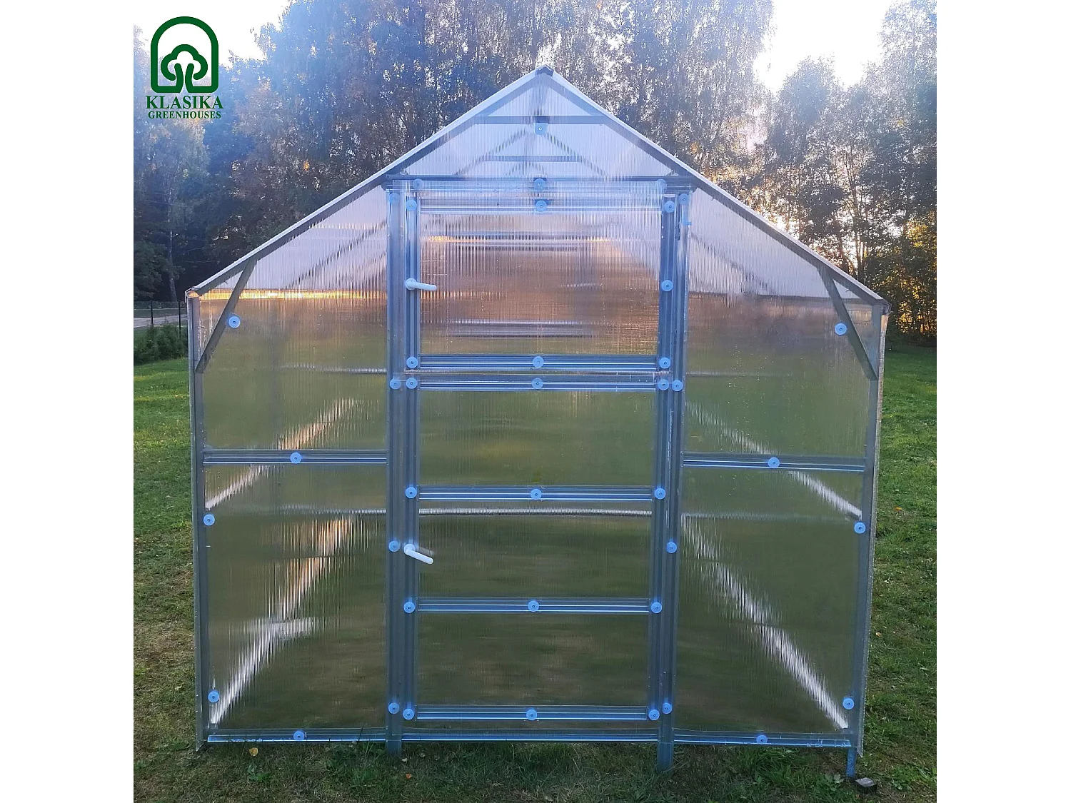 Klasika Greenhouses Bernard KLASIKA Gewächshaus 2,35 x 6 m 14,1 m²  Mit 4 mm Polycarbonatabdeckung